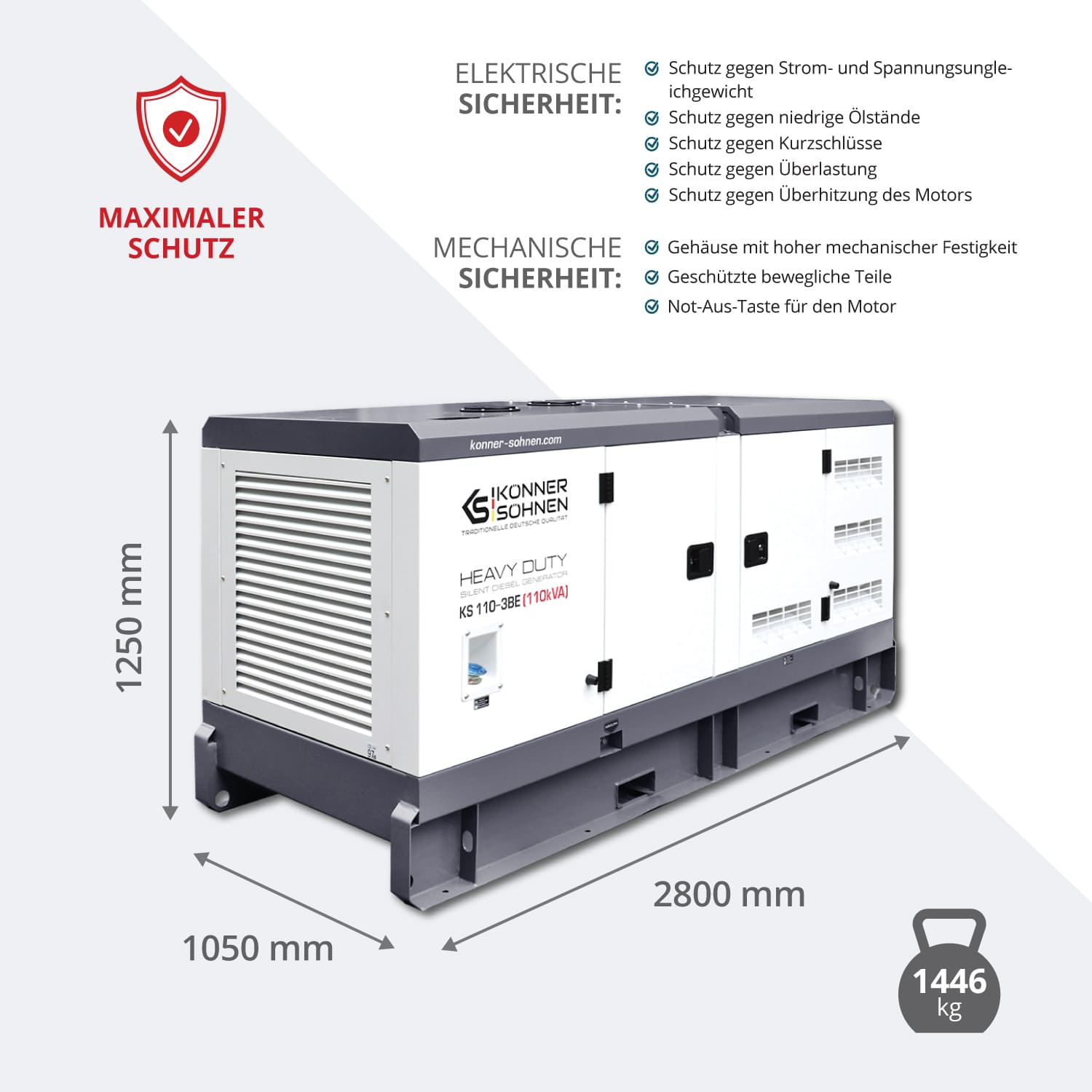 Könner & Söhnen 3-Phasen-Generator KS 110-3BE