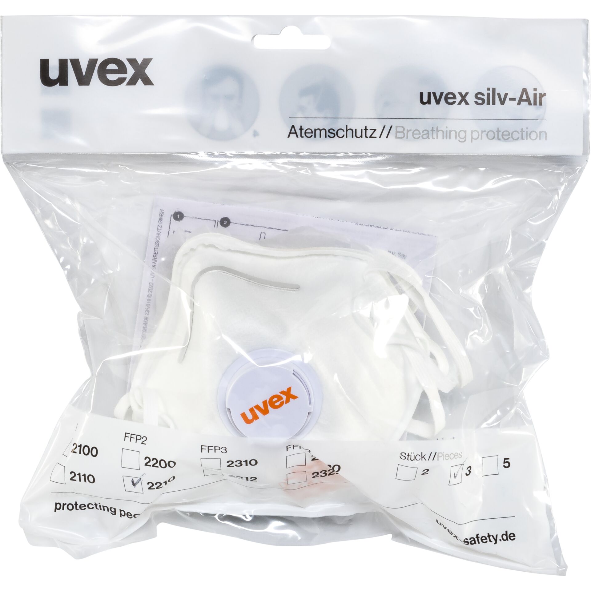 uvex silv-Air class.2210 FFP2 3x
