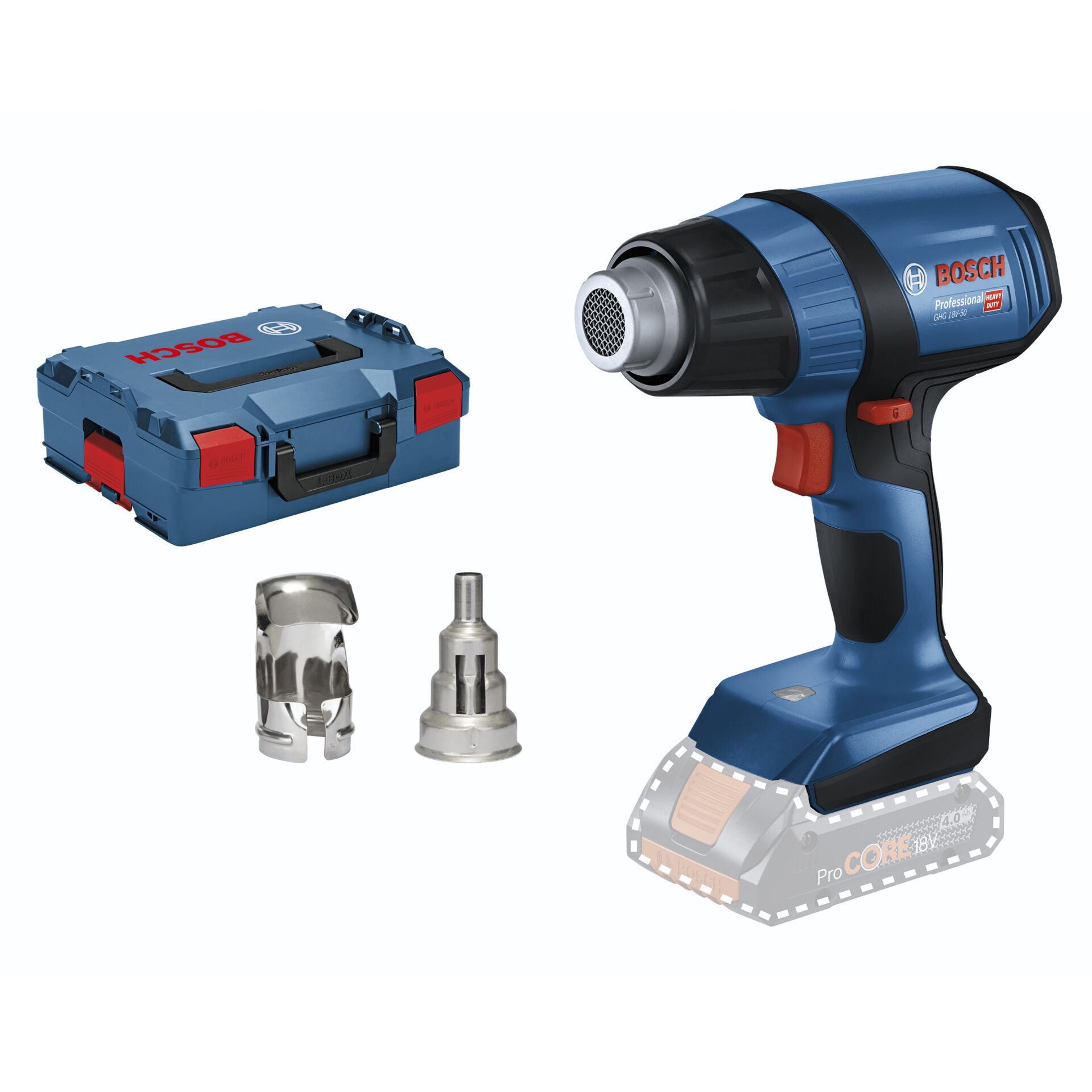 Bosch GHG 18V-50 Akku-Heißluftgebläse Bosch GHG 18V-50 Akku-Heißluftgebläse
