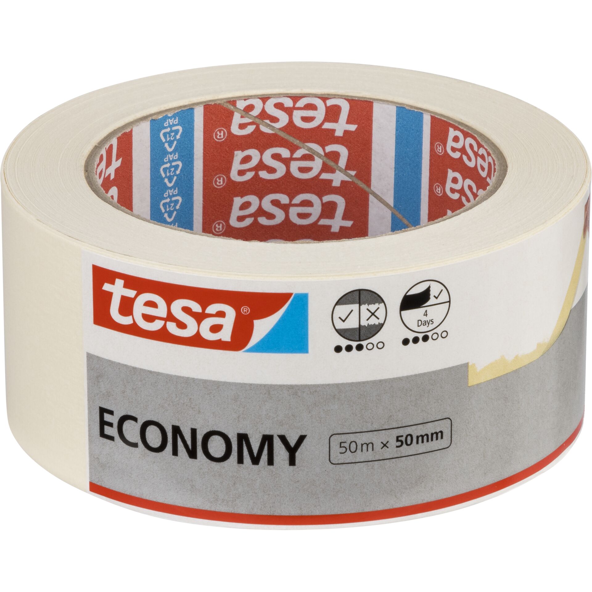 Tesa Kreppband 50m x 50mm Universal beige 05288 Tesa Kreppband 50m x 50mm Universal beige 05288