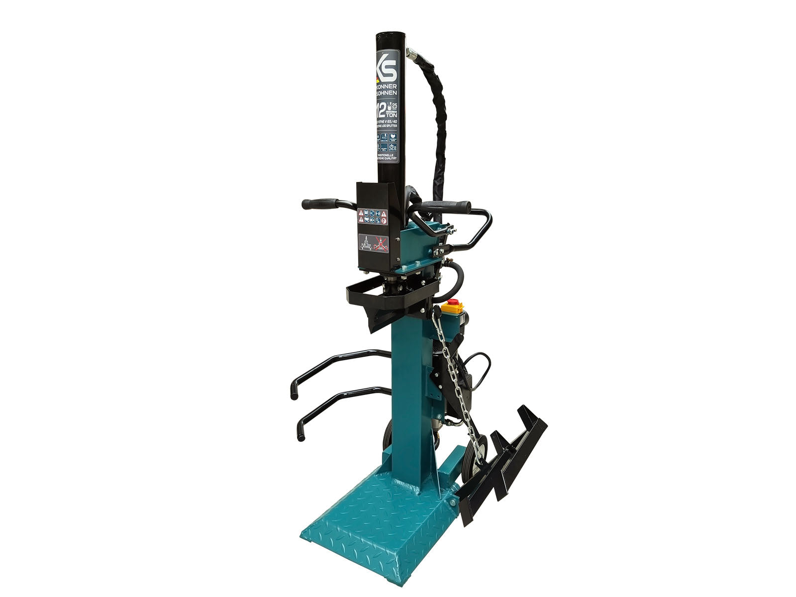 Könner & Söhnen vertikaler elektrischer Holzspalter KS 12THE V 65/40