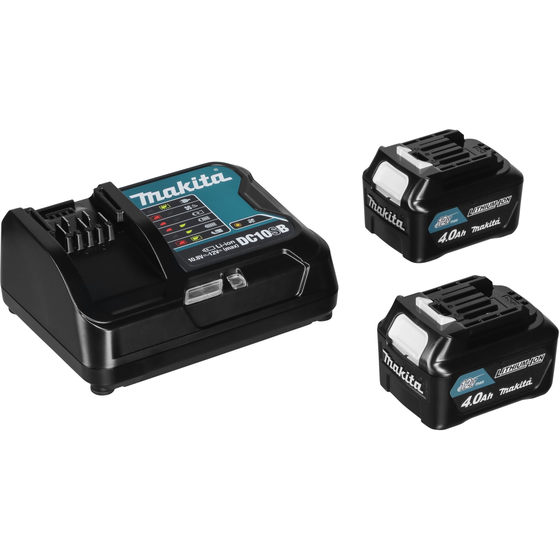 Makita Energy Kit 197641-2 2x BL1041B + DC10SB Makita Energy Kit 197641-2 2x BL1041B + DC10SB