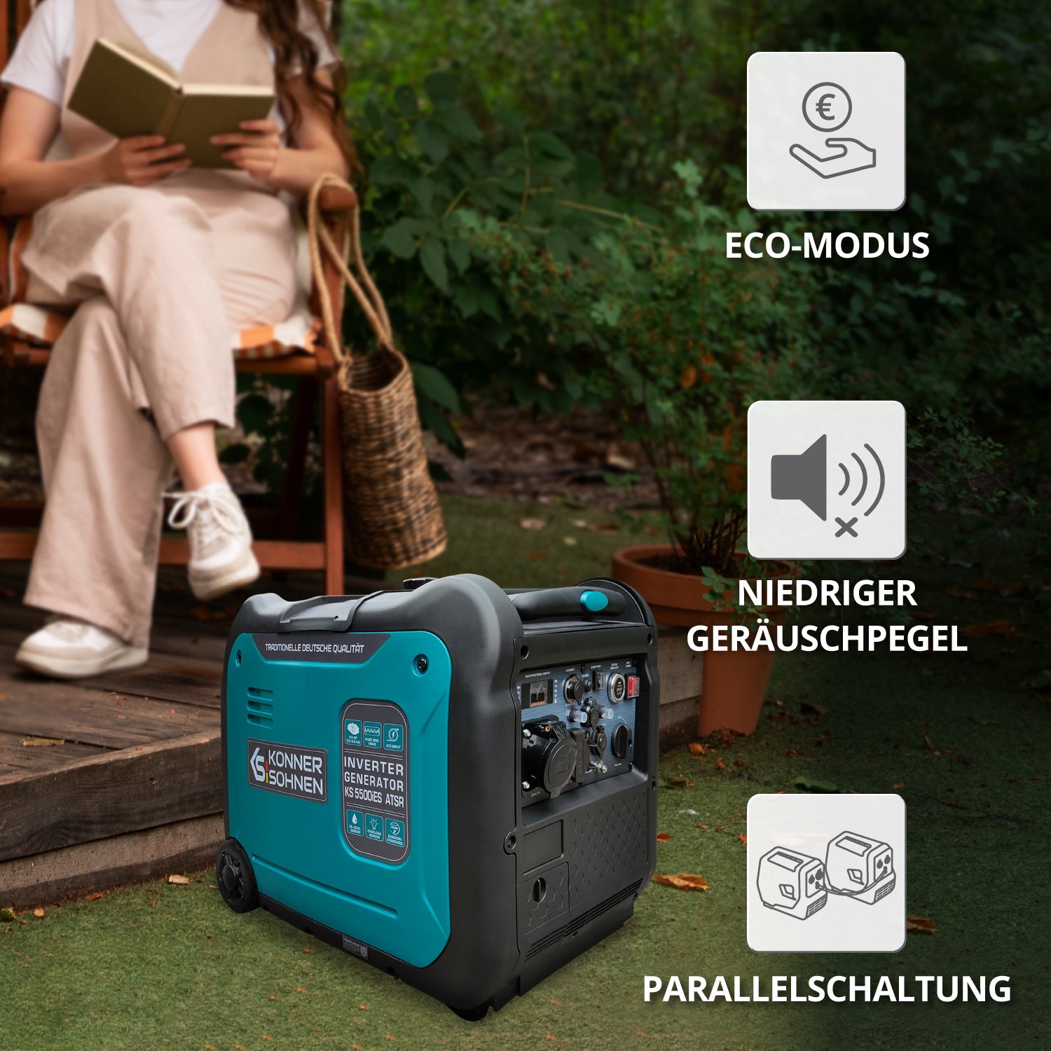 Könner & Söhnen Inverter-Generator KS 5500iE S ATSR