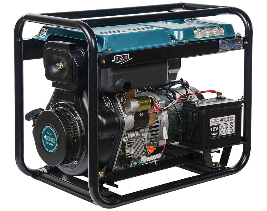 Diesel-Generator "Könner & Söhnen" KS 8100HDE (EURO V)