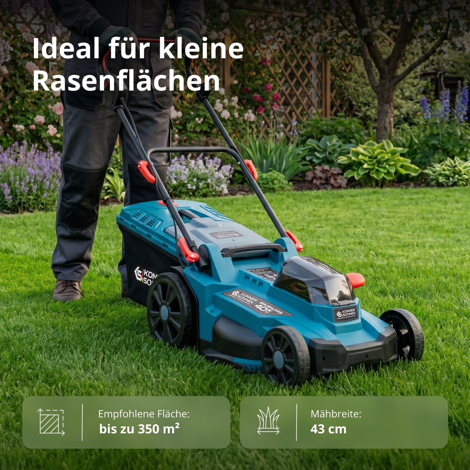 Akku-Rasenmäher KS 43LM-40V