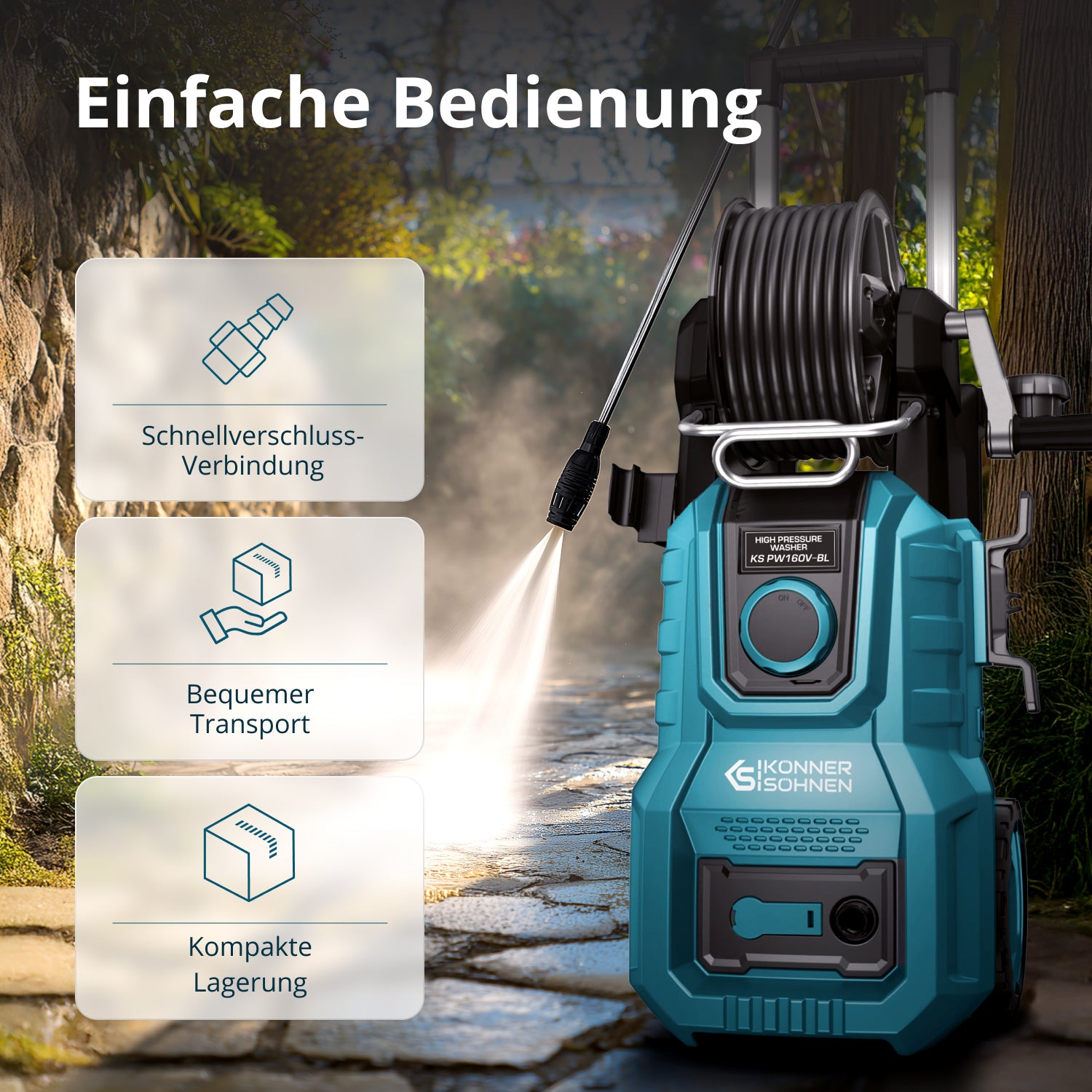 Hochdruckreiniger KS PW160V-BL