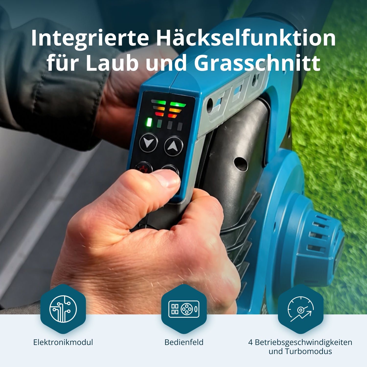 Akku-Gartensauger mit Laubzerkleinerungsfunktion KS LBV-40V
