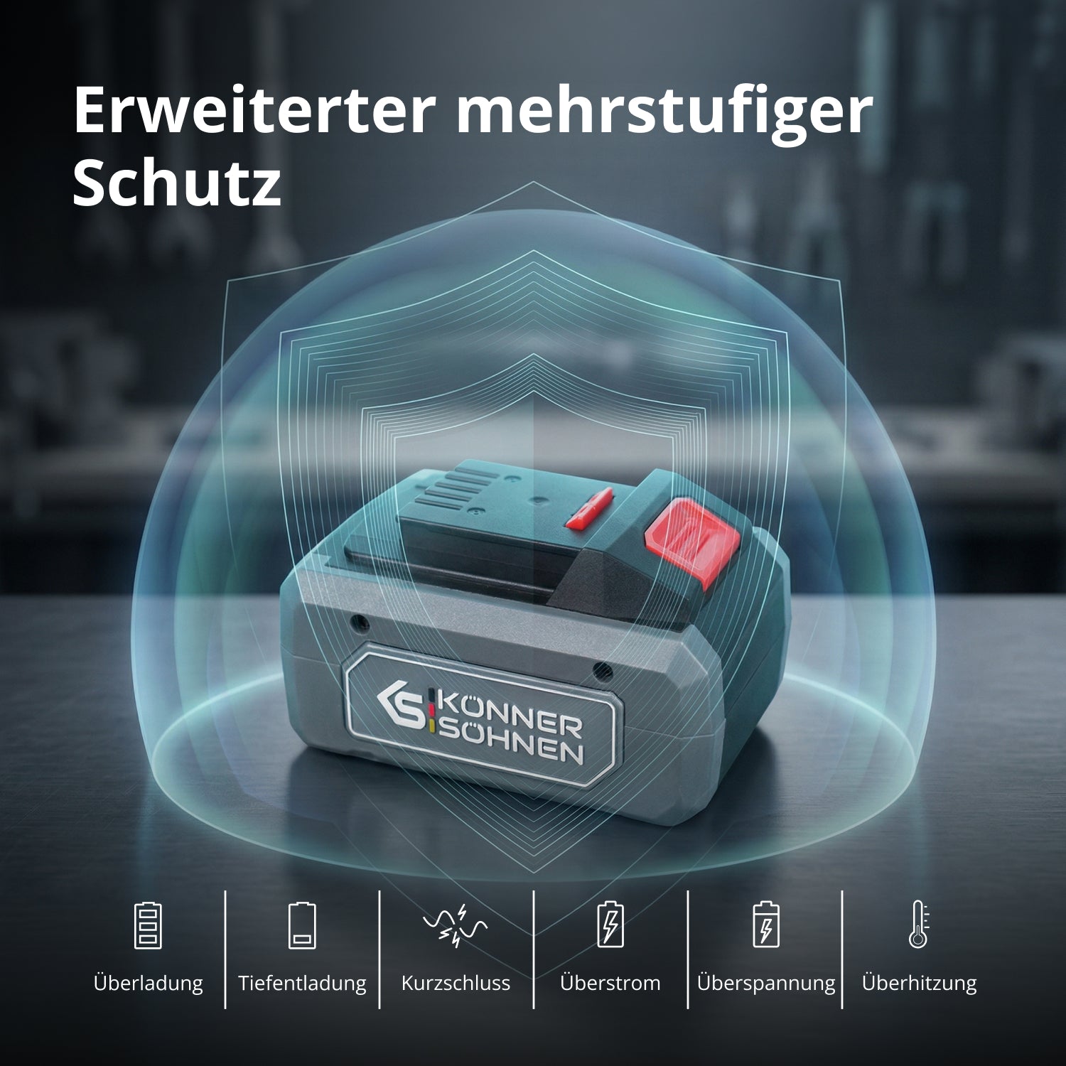 Könner & Söhnen Li-Ion Akku 20V KS 20V6-2