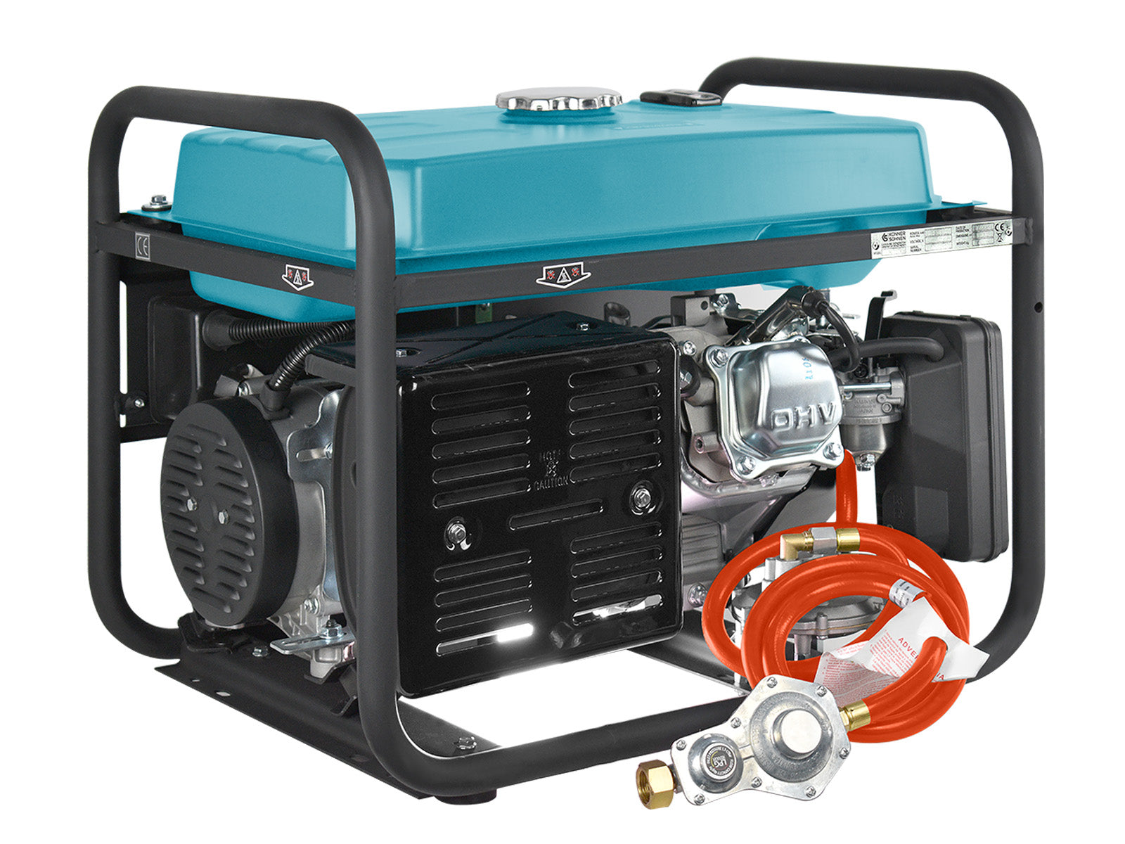 LPG/Benzin-Generator "Könner & Söhnen" KS 5000E G