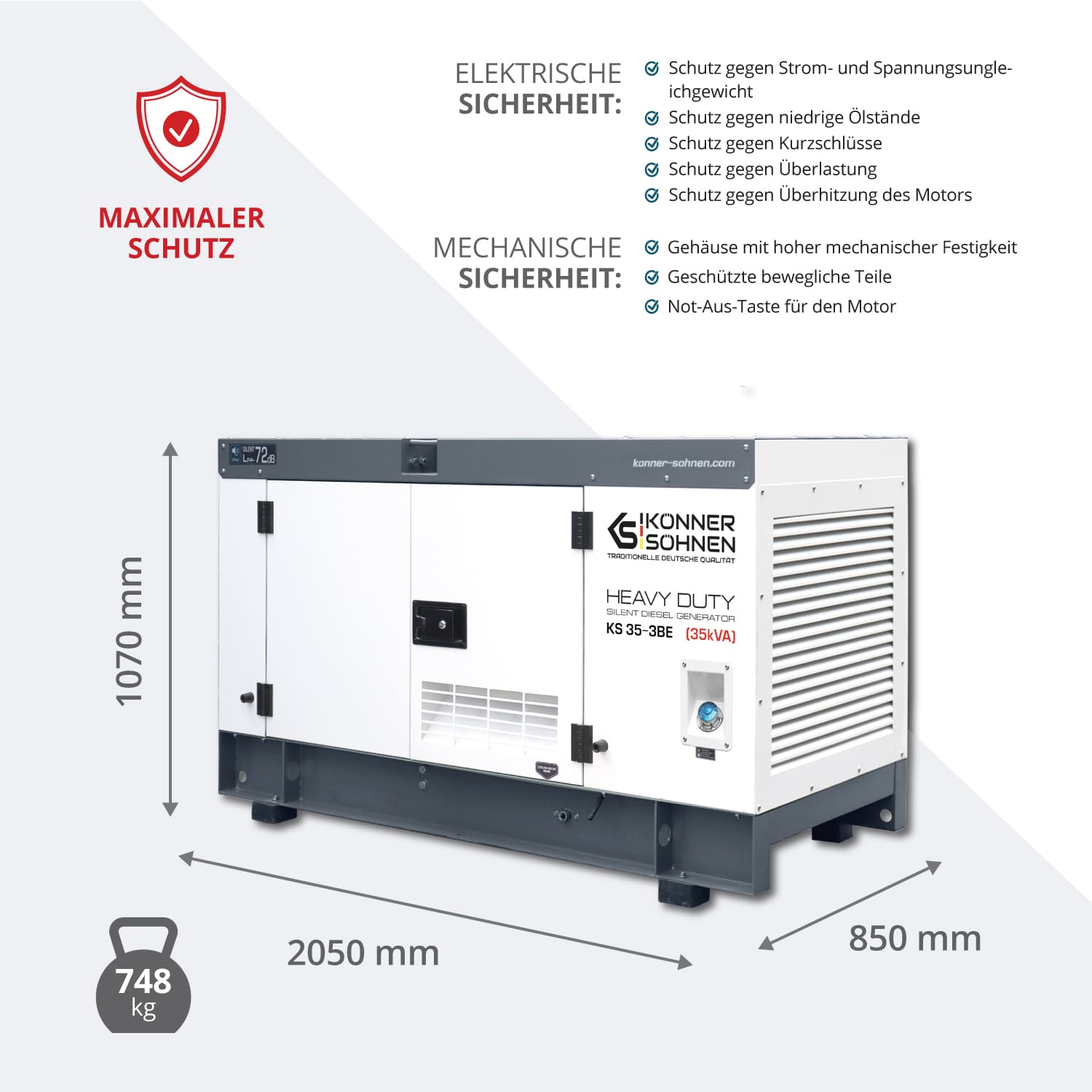 Könner & Söhnen 3-Phasen-Generator KS 35-3BE