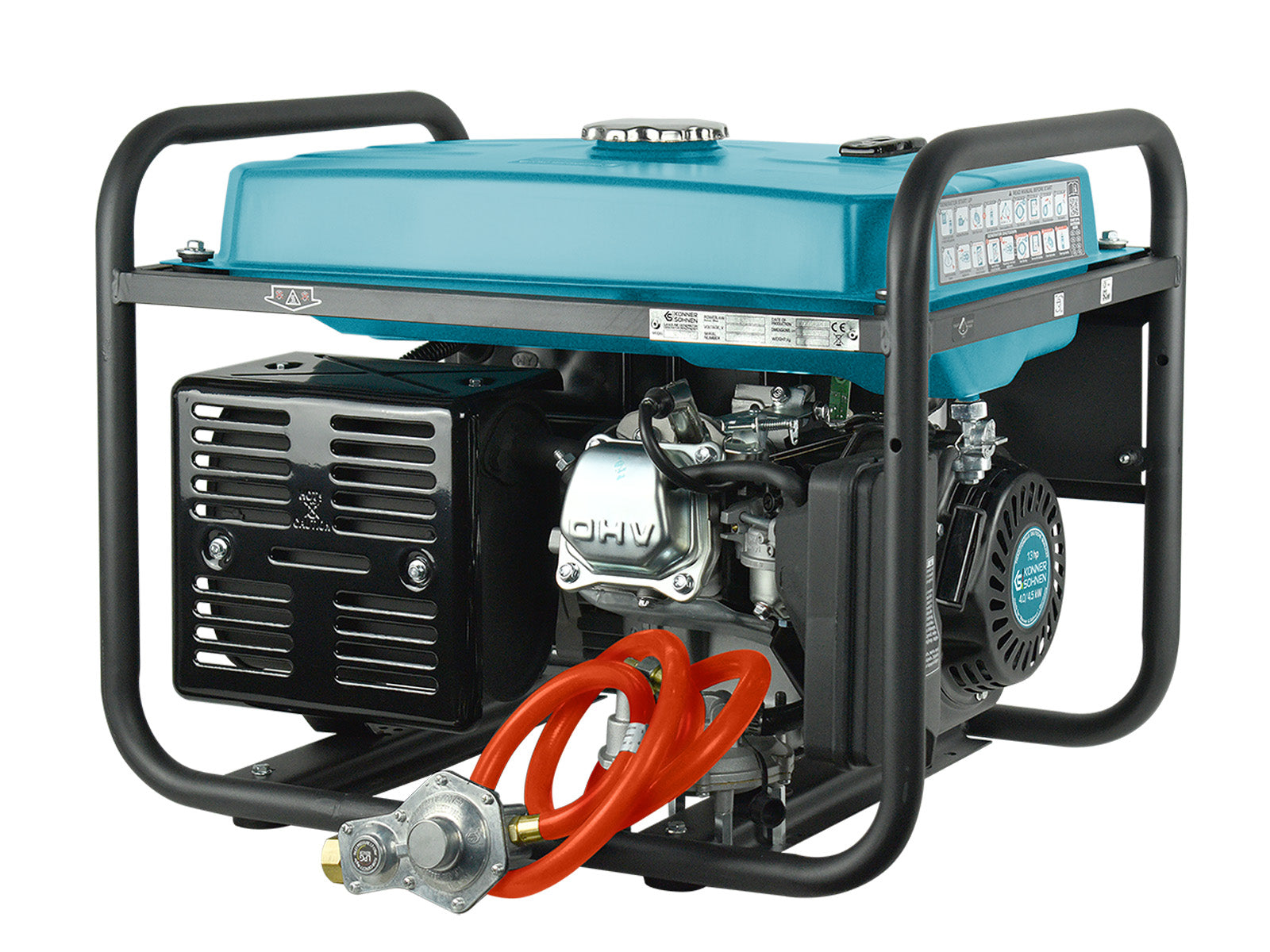 LPG/Benzin-Generator "Könner & Söhnen" KS 5000E G