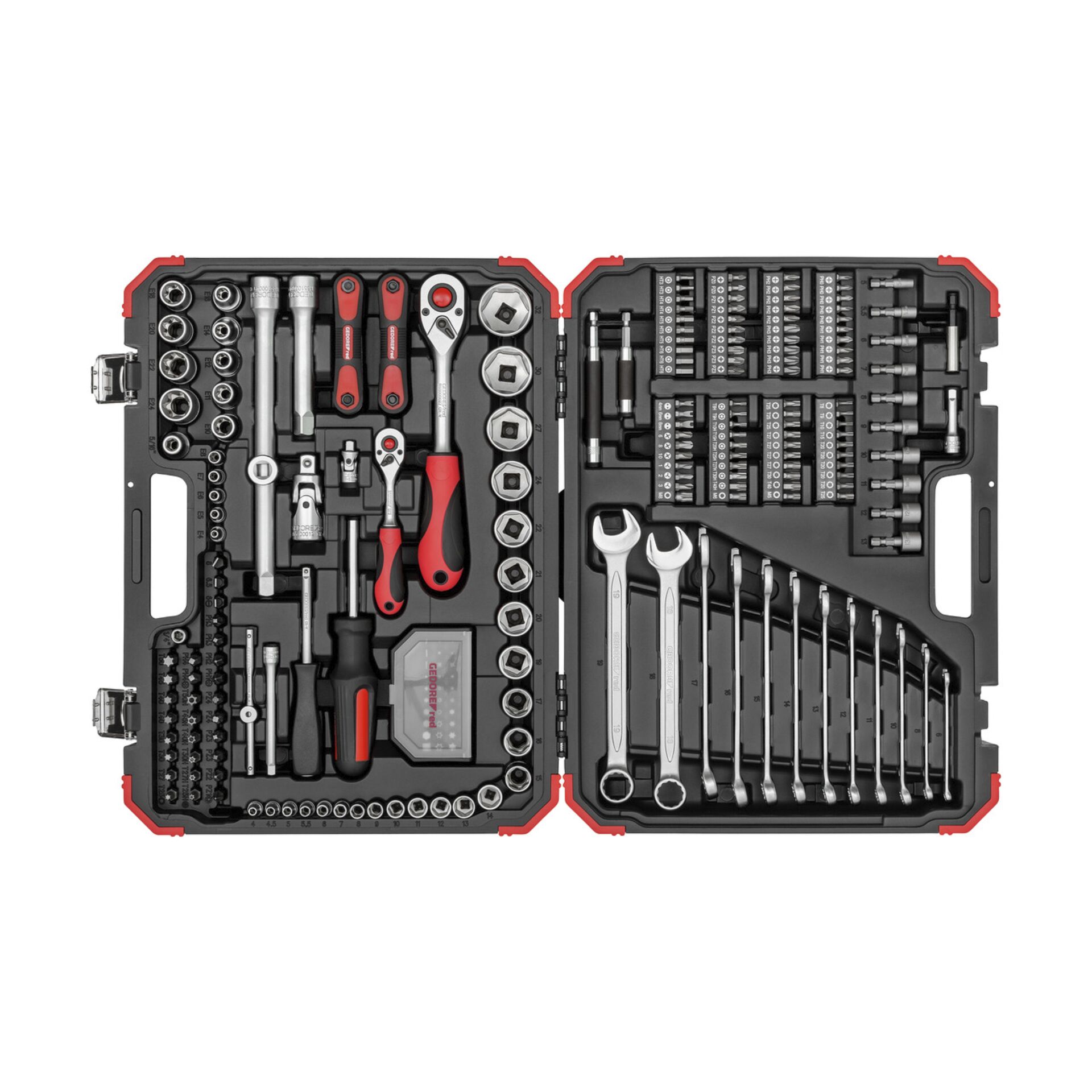 GEDORE red Steckschlüssel-Satz 1/4 + 1/2 232-teilig GEDORE red Steckschlüssel-Satz 1/4 + 1/2 232-teilig