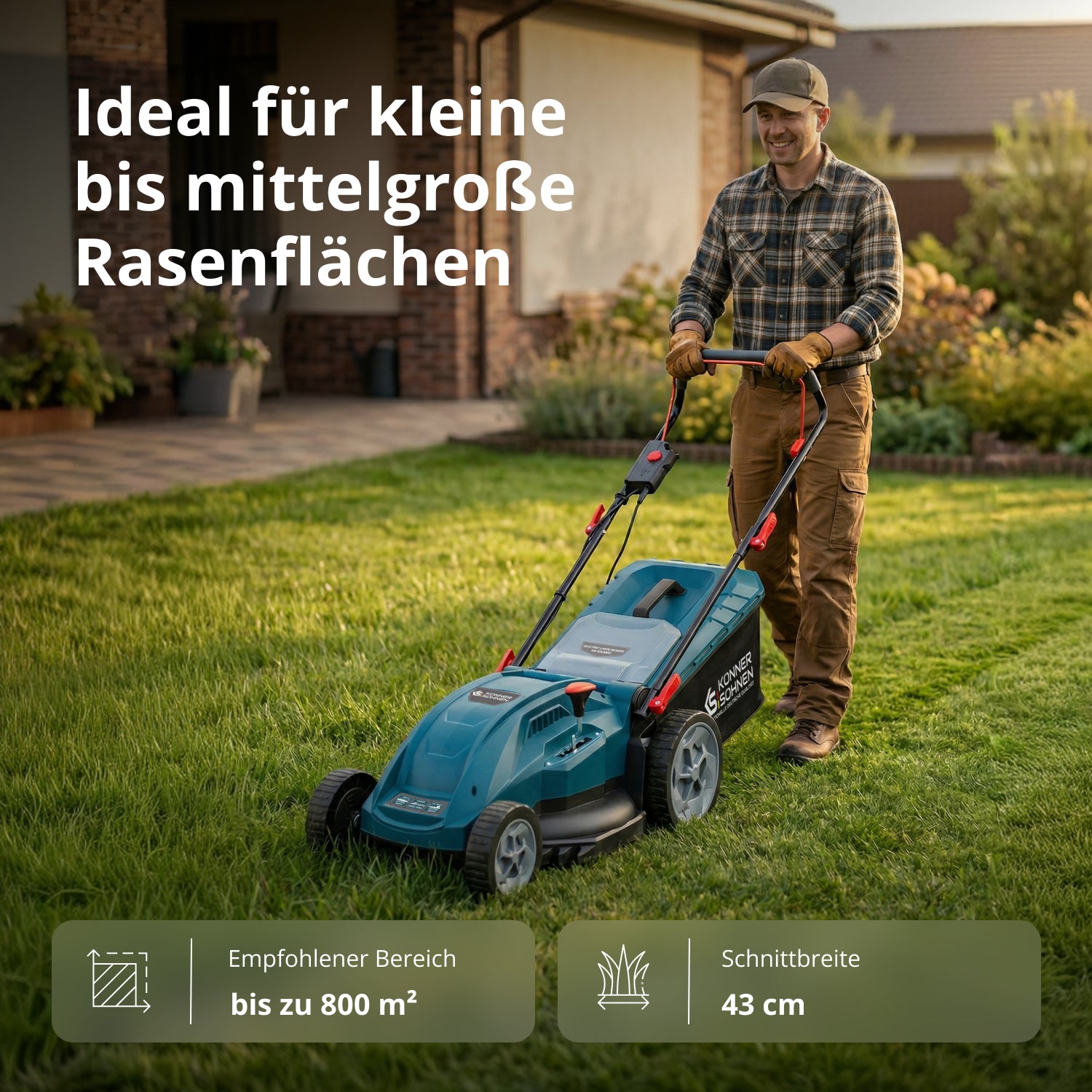 Elektrischer Rasenmäher KS 43LM20