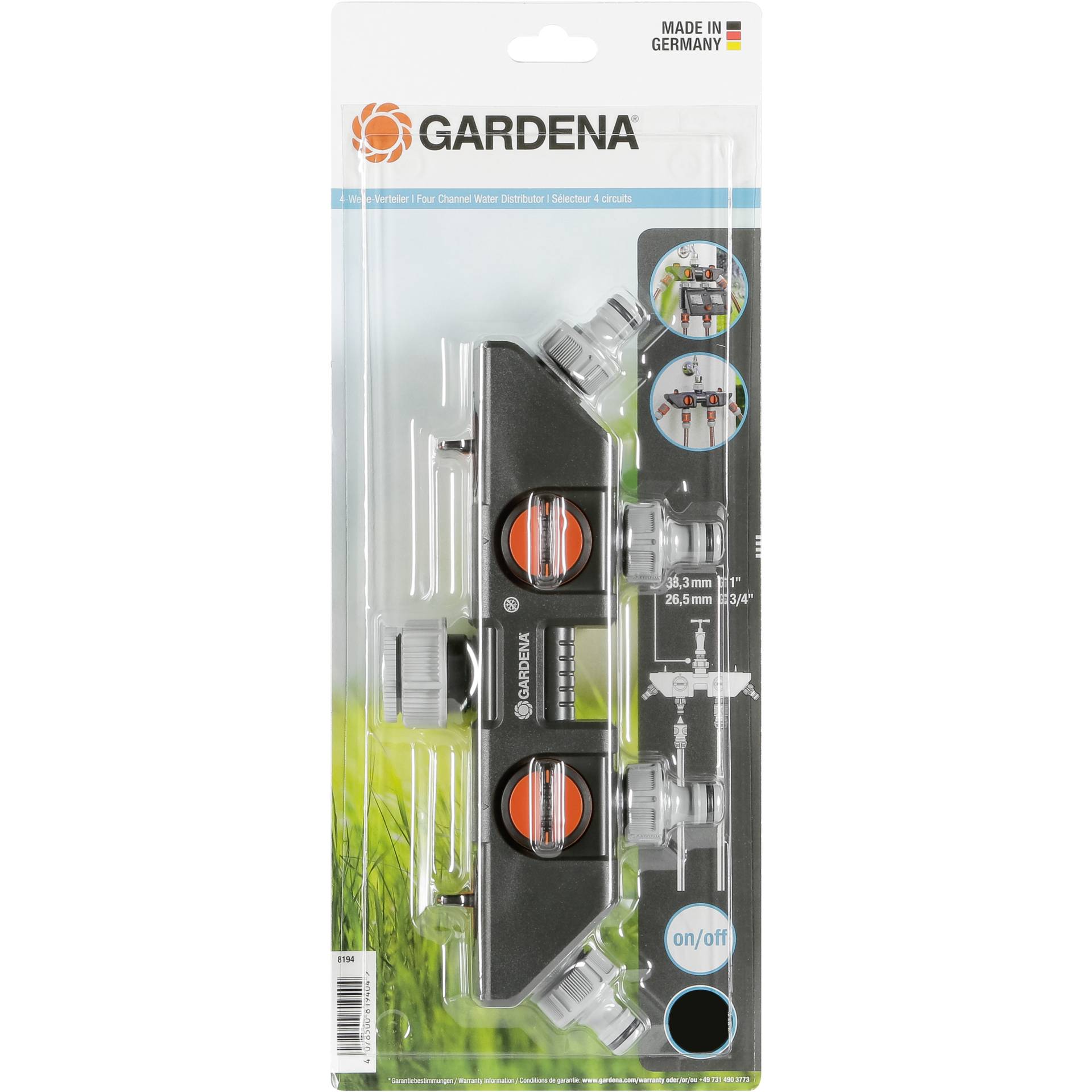 Gardena 4-Wege-Verteiler