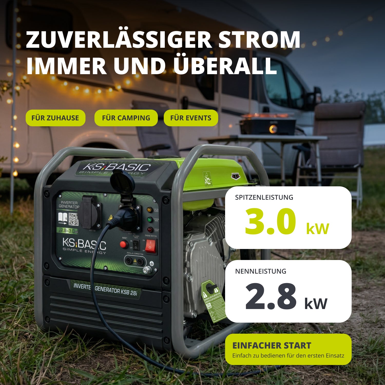 Inverter-Generator KSB 28i