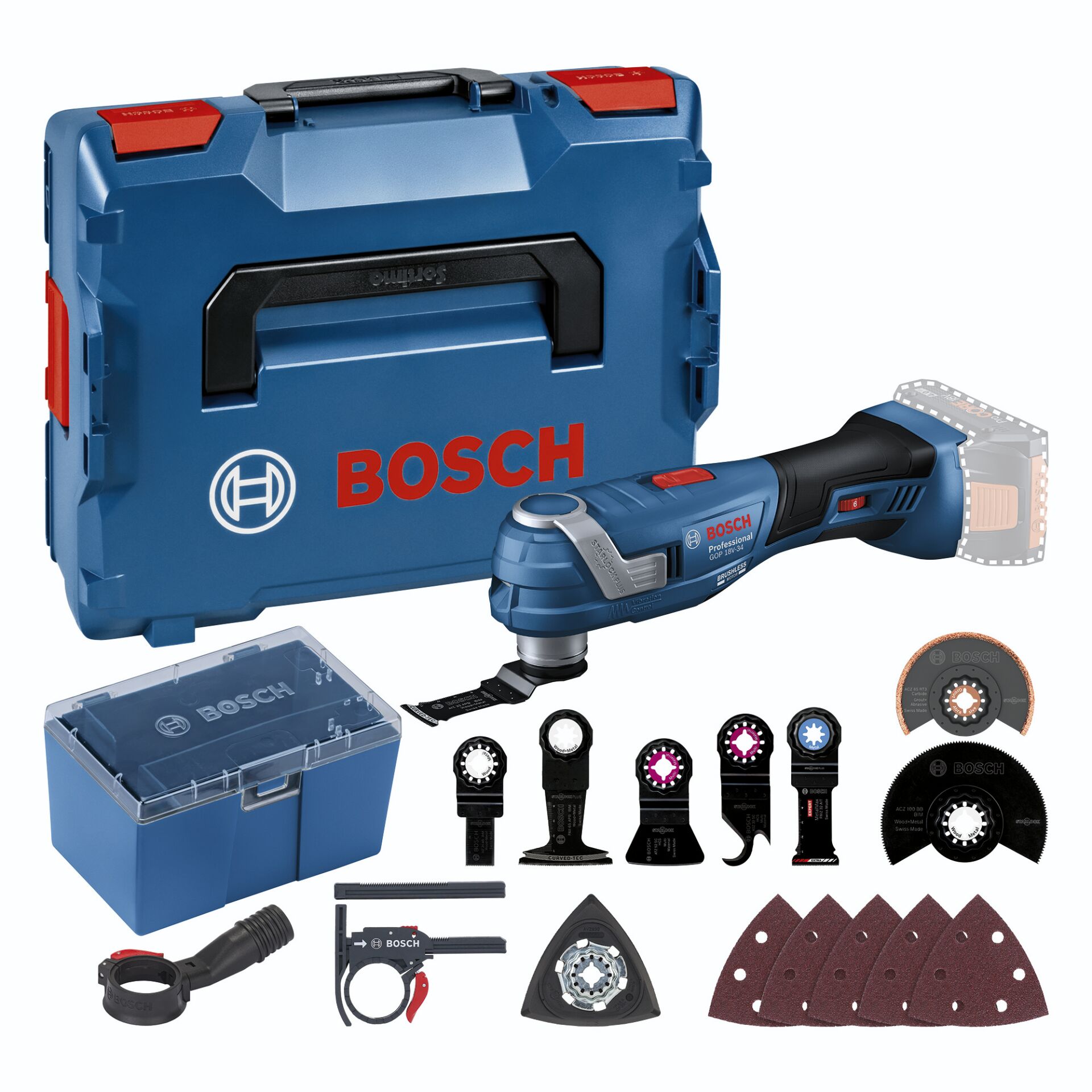Bosch GOP 18V-34 Akku-Multi-Cutter Bosch GOP 18V-34 Akku-Multi-Cutter