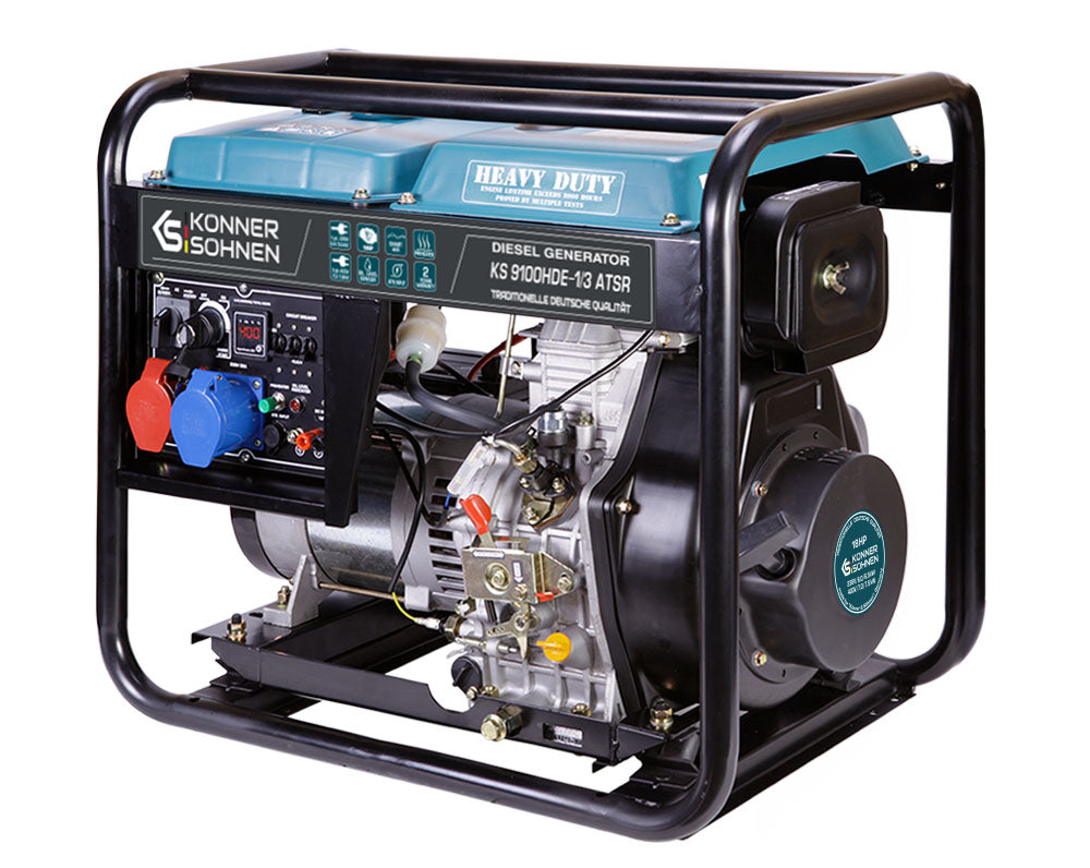 Diesel-Generator "Könner & Söhnen" KS 9100HDE-1/3 ATSR (EURO V)