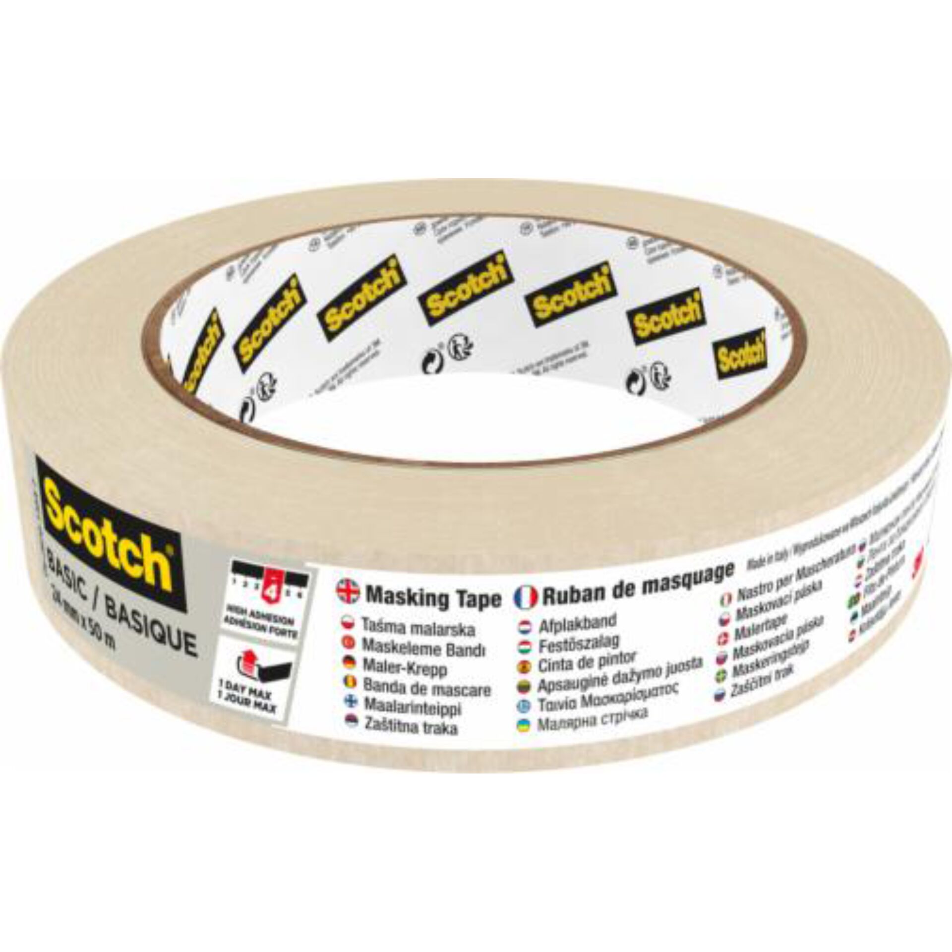 Scotch Abdeckband Basic 24mmx50m beige 2010/24 Scotch Abdeckband Basic 24mmx50m beige 2010/24