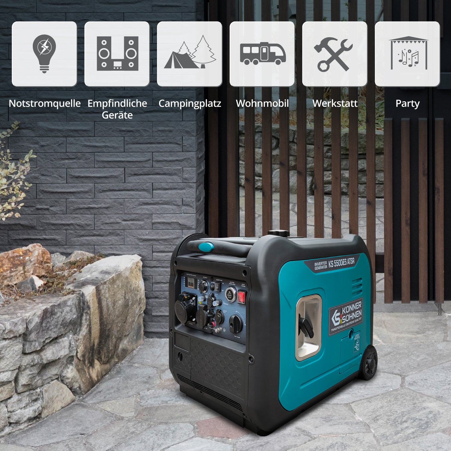 Könner & Söhnen Inverter-Generator KS 5500iE S ATSR