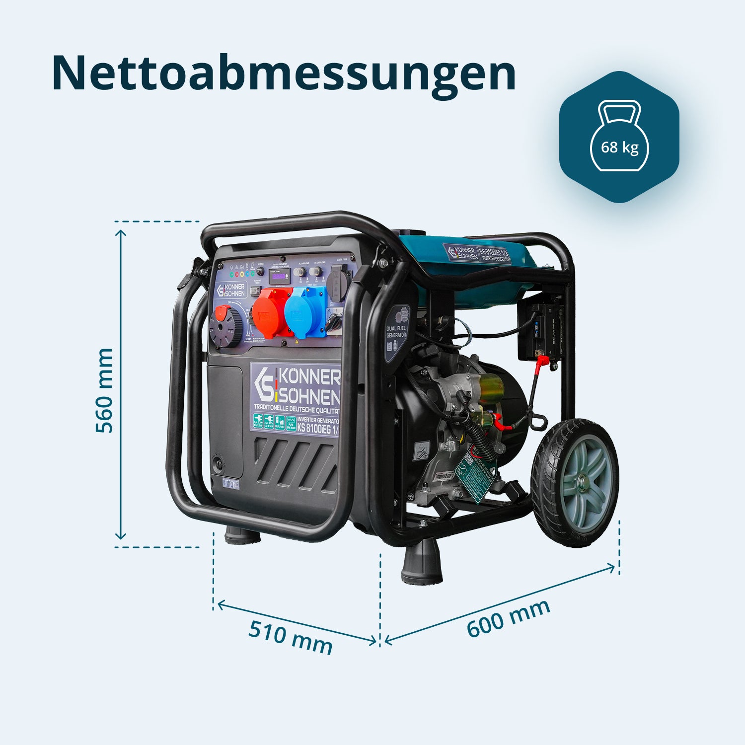 Inverter-Generator KS 8100iEG 1/3