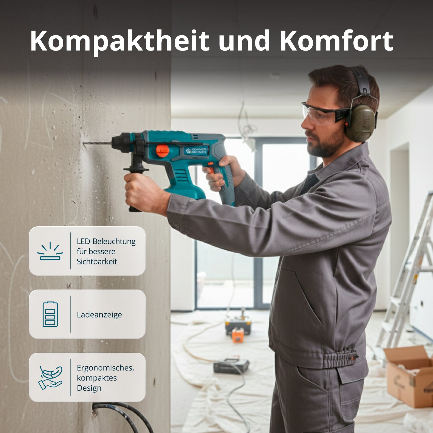 Drahtloses Meister-Set 3-in-1 KS RHAGD 20V SET 3 PLUS