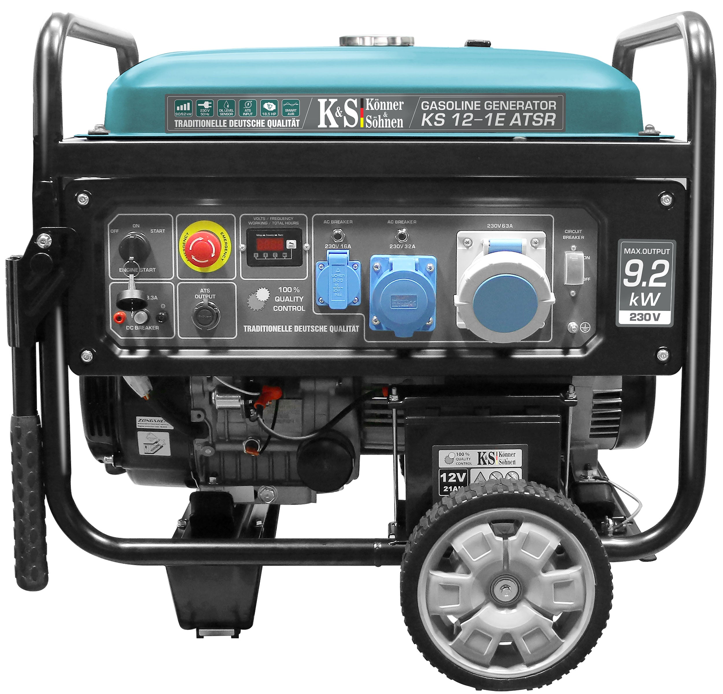 Benzingenerator "Könner & Söhnen" KS 12-1E ATSR