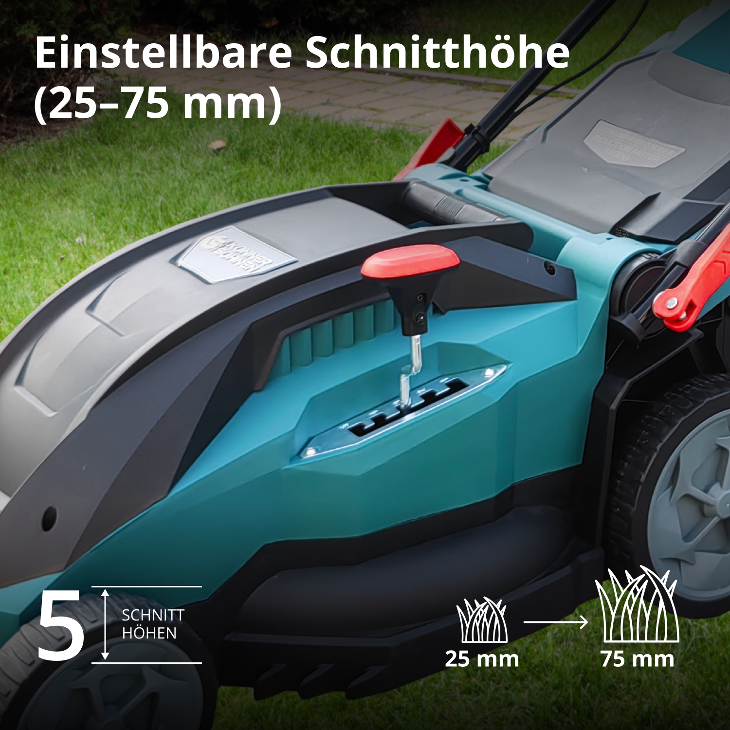Könner & Söhnen Elektro Rasenmäher KS 38LM16-BL