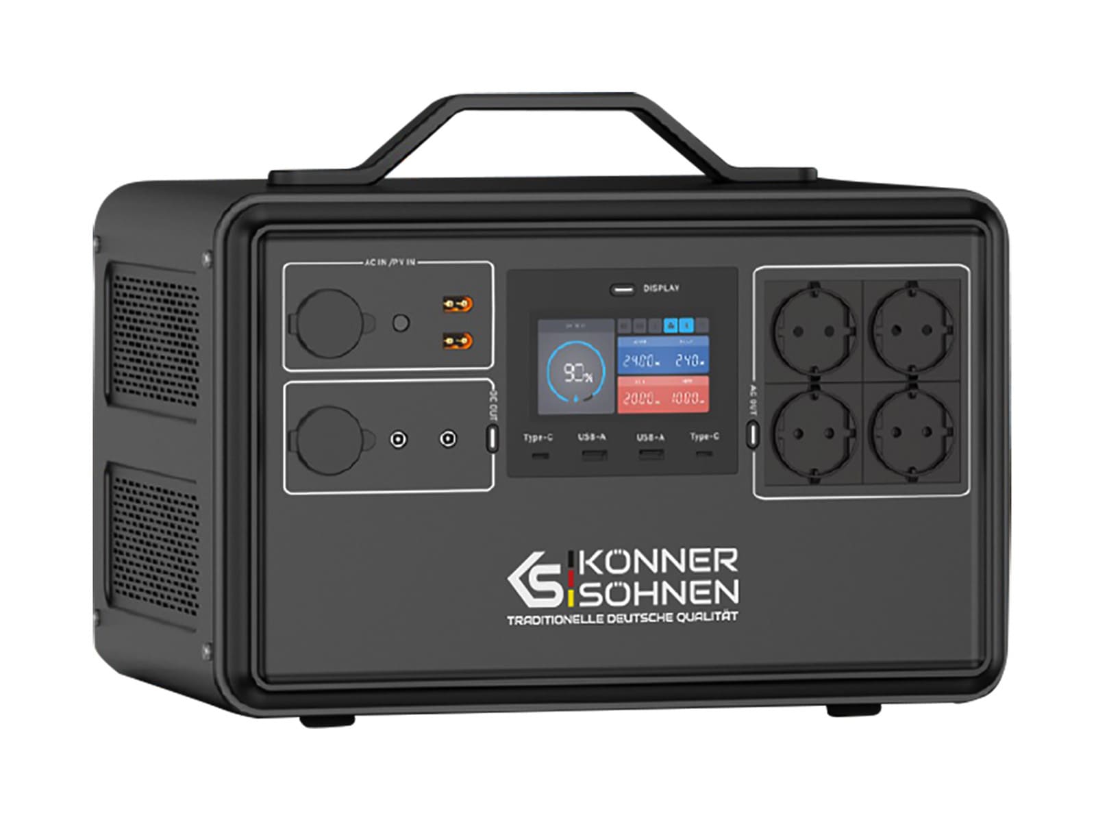 Könner & Söhnen Tragbare Powerstation KS 2400PS