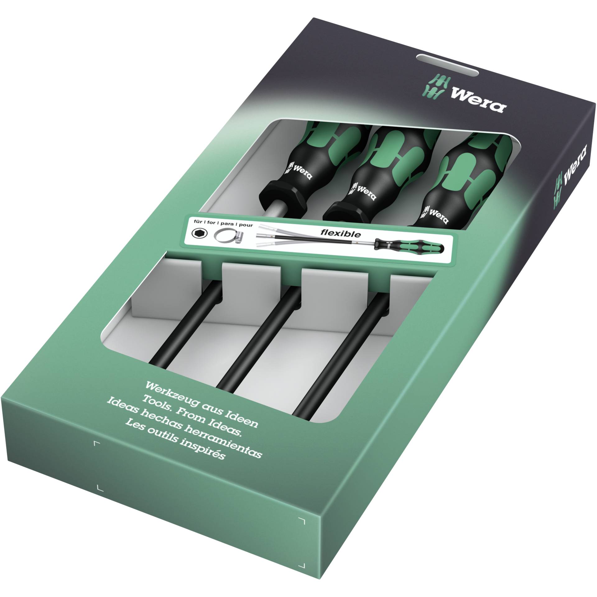 Wera 391/3 Schlauchklemmen Schraubendrehersatz Wera 391/3 Schlauchklemmen Schraubendrehersatz