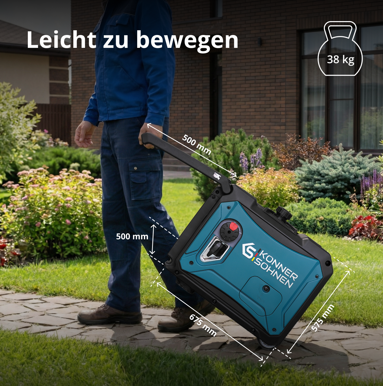 Könner & Söhnen Inverter-Generator KS 4000iE S