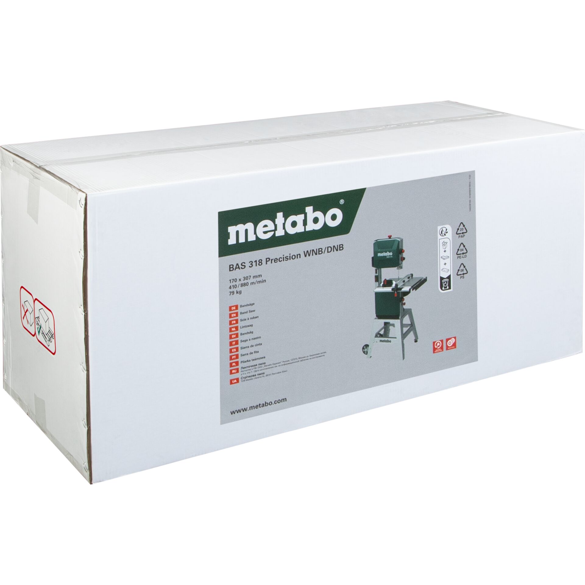 Metabo BAS 318 Precision WNB Bandsäge