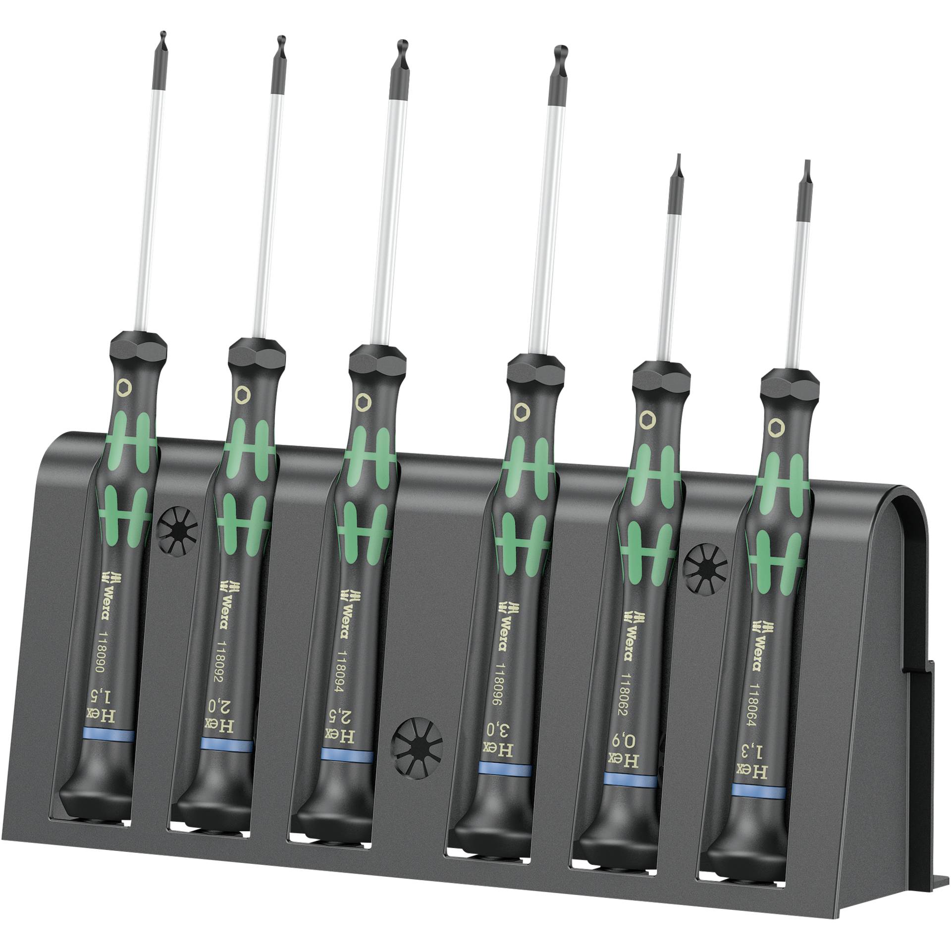 Wera 2052/6 Elektroniker Schraubendrehersatz + Rack Wera 2052/6 Elektroniker Schraubendrehersatz + Rack