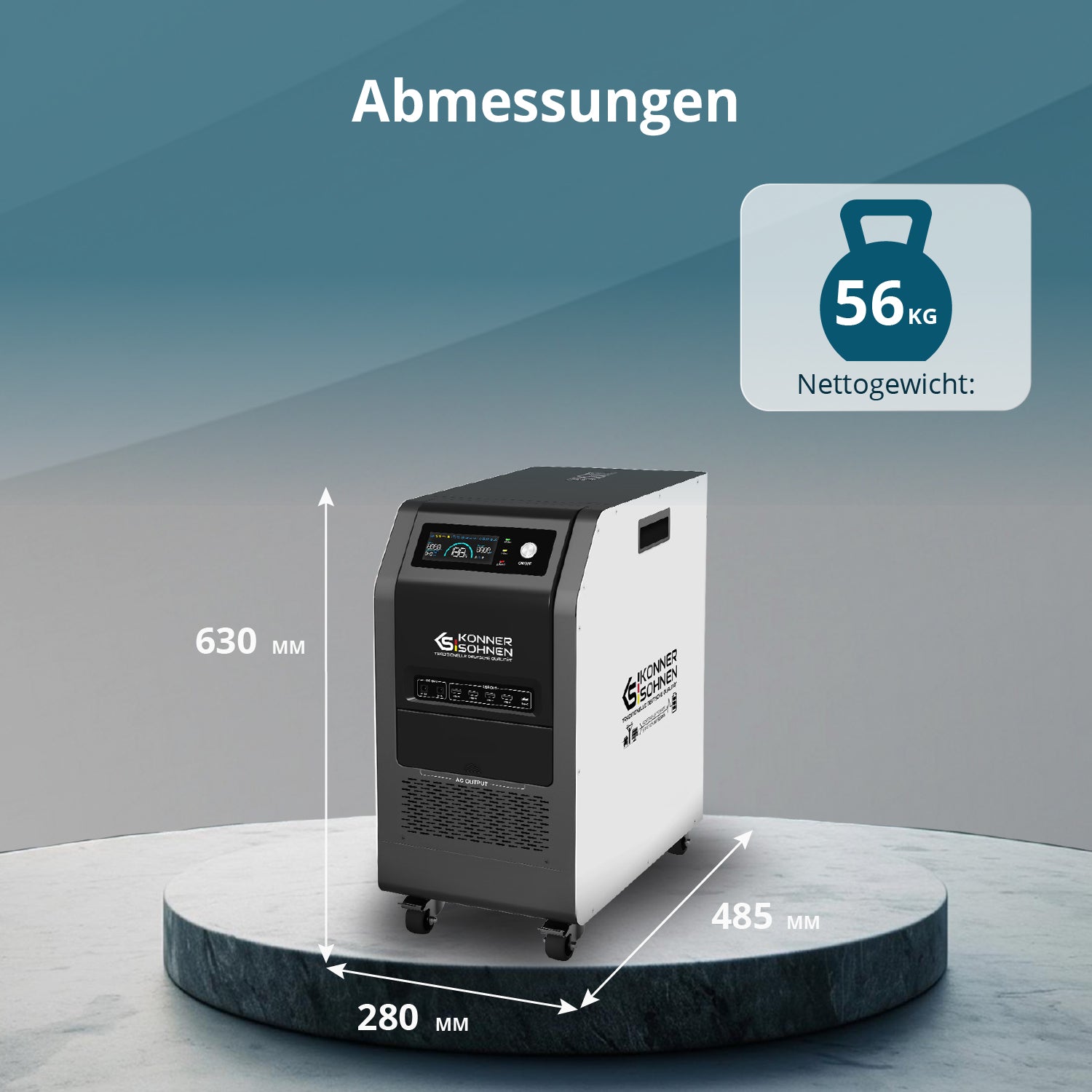 Tragbare 3-in-1-Stromstation KS 5200PS