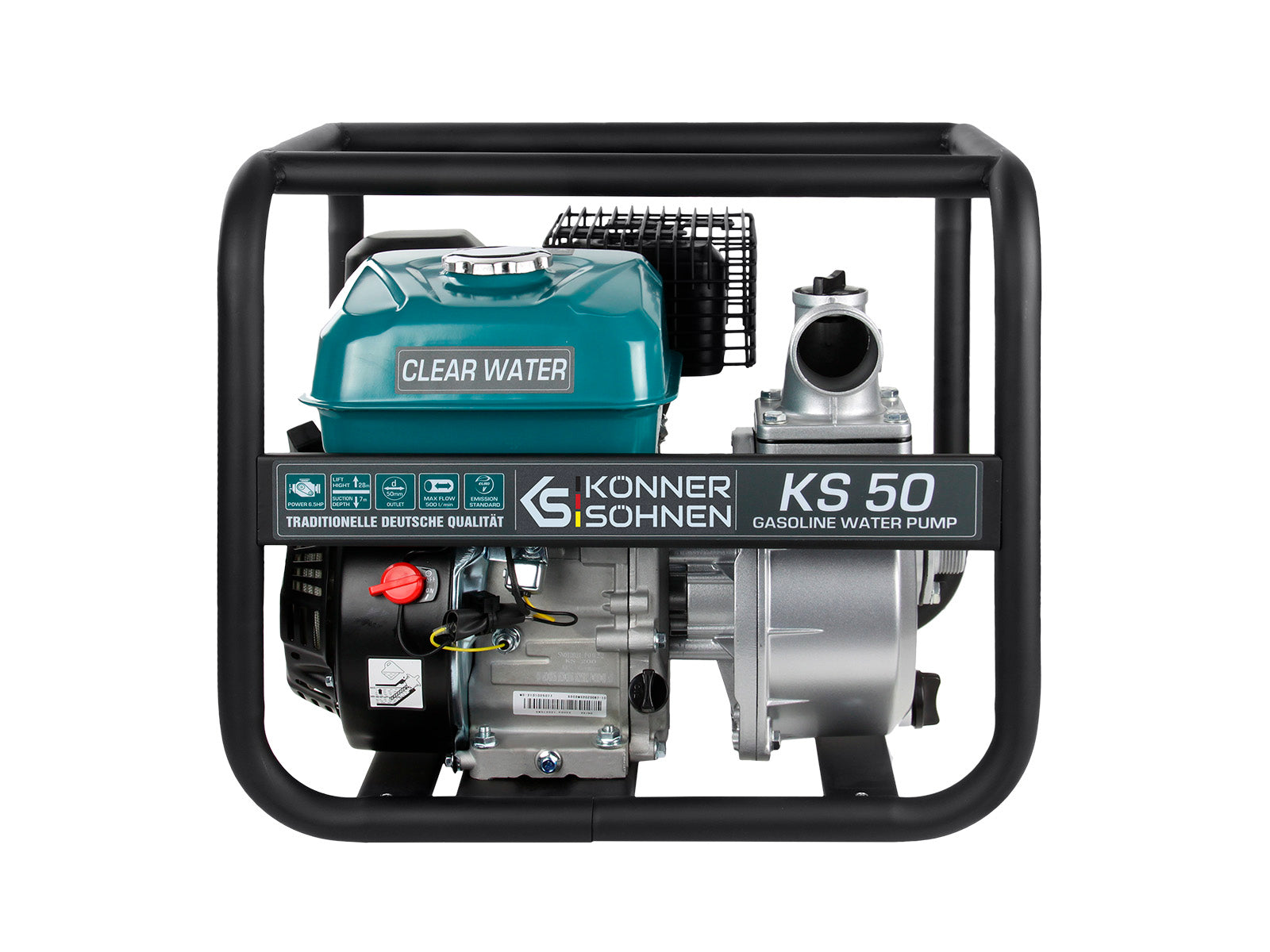 Könner & Söhnen Motorpumpe für sauberes Wasser KS 50