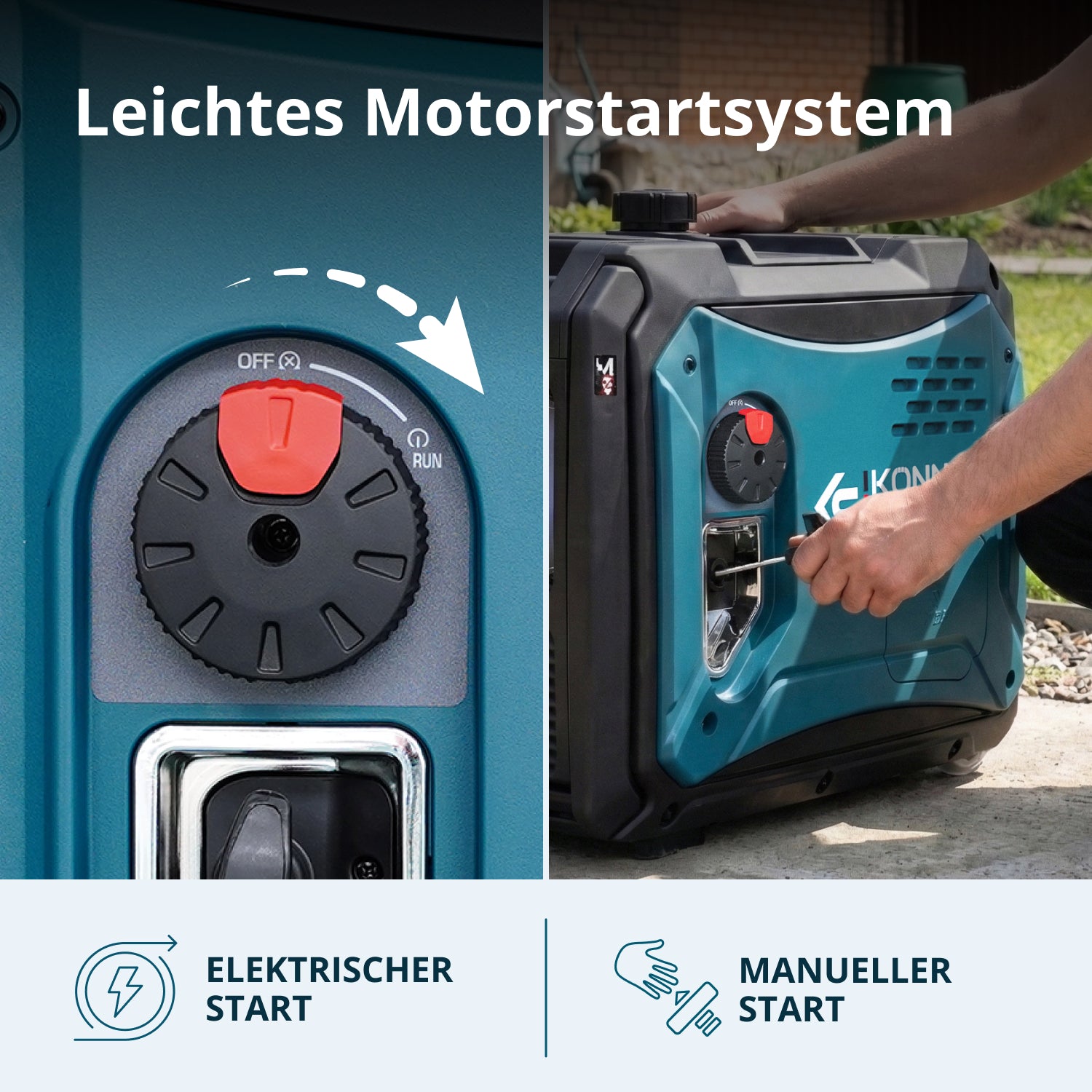 Könner & Söhnen Inverter-Generator KS 6000iE S