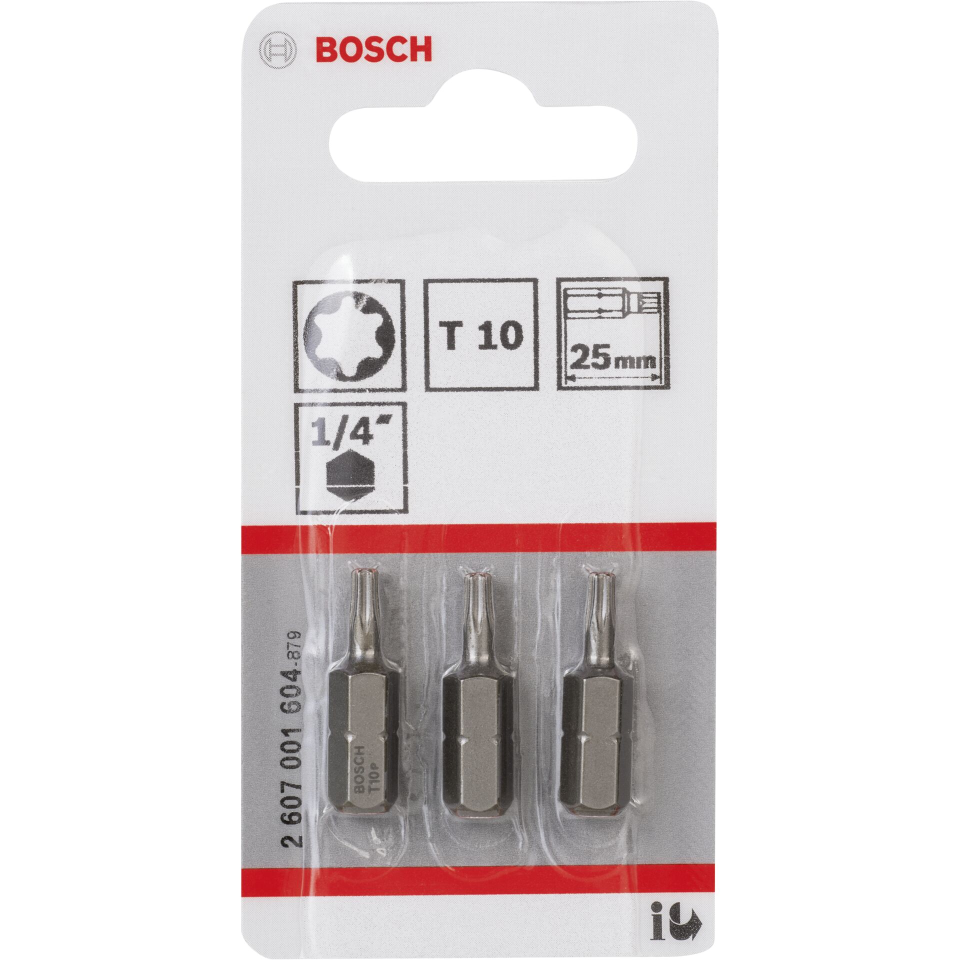 Bosch 3ST Torxschr.Bit T10 XH 25mm Bosch 3ST Torxschr.Bit T10 XH 25mm