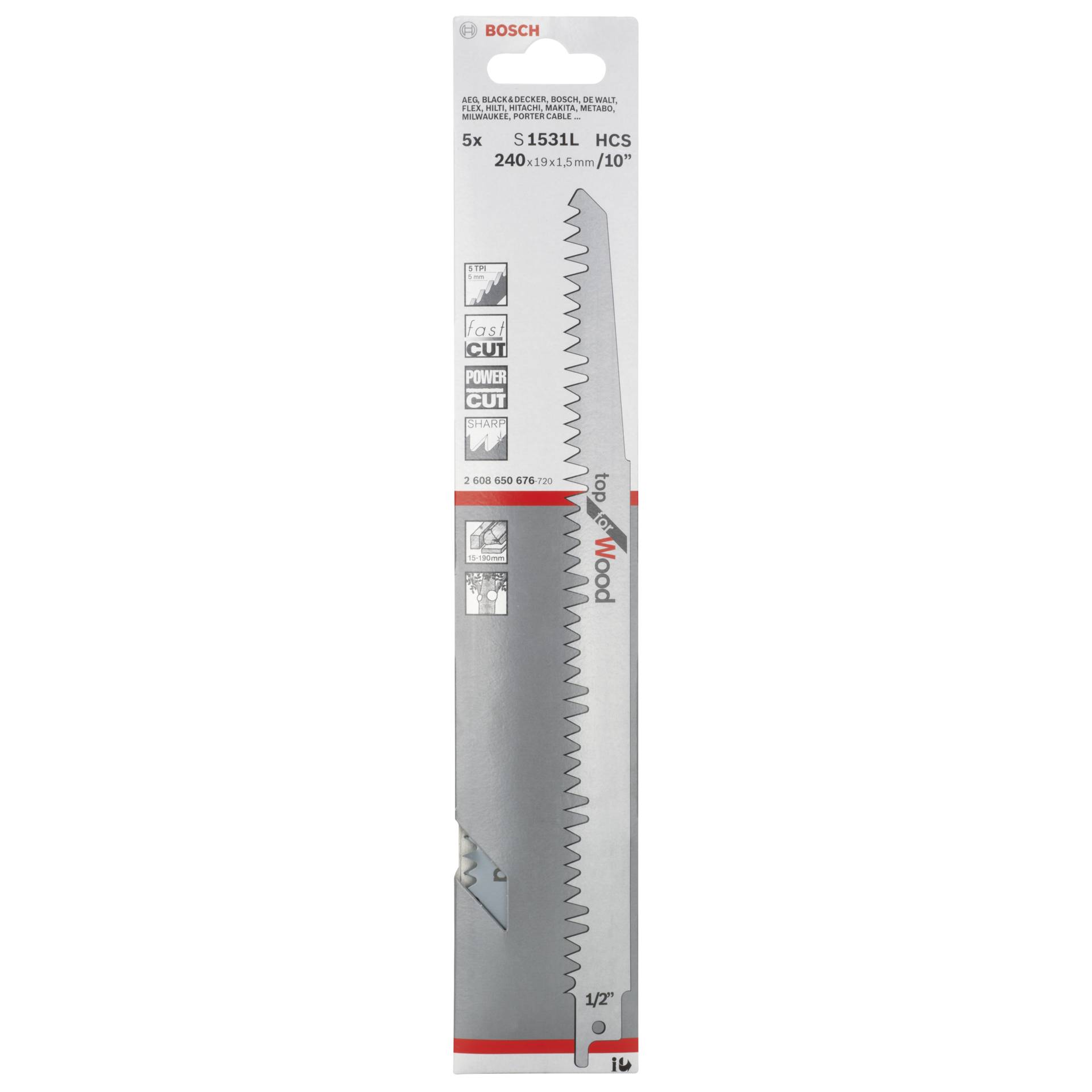 Bosch 5 Säbelsägebl.S 1531 L Bosch 5 Säbelsägebl.S 1531 L
