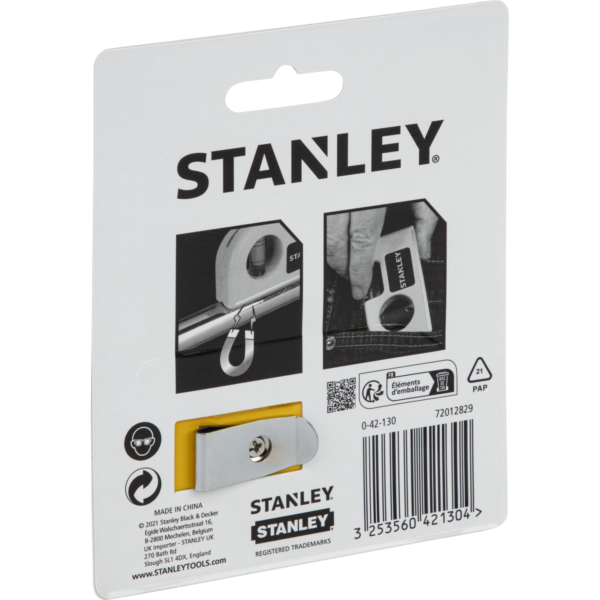 Stanley Wasserwaage 84x46x20 mm