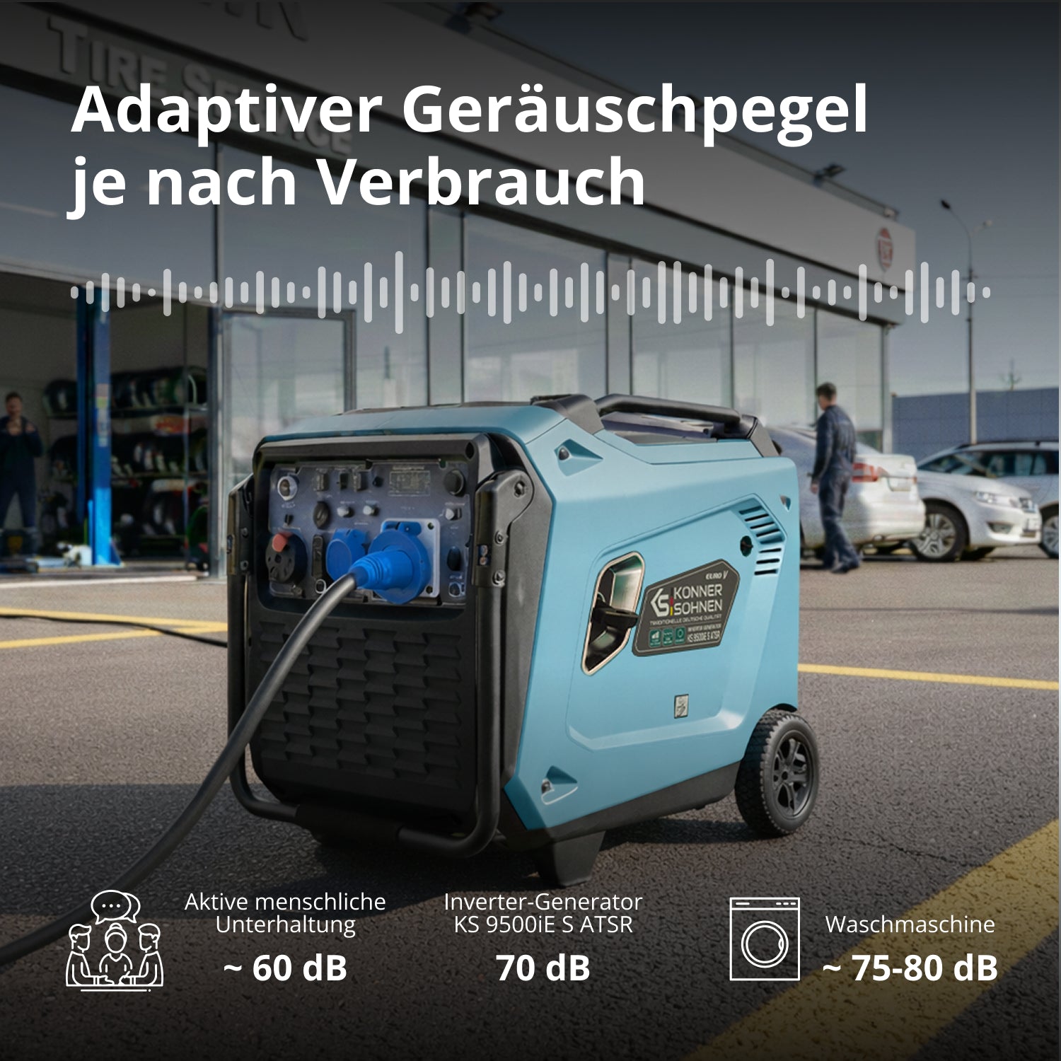 Invertergenerator KS 9500iE S ATSR