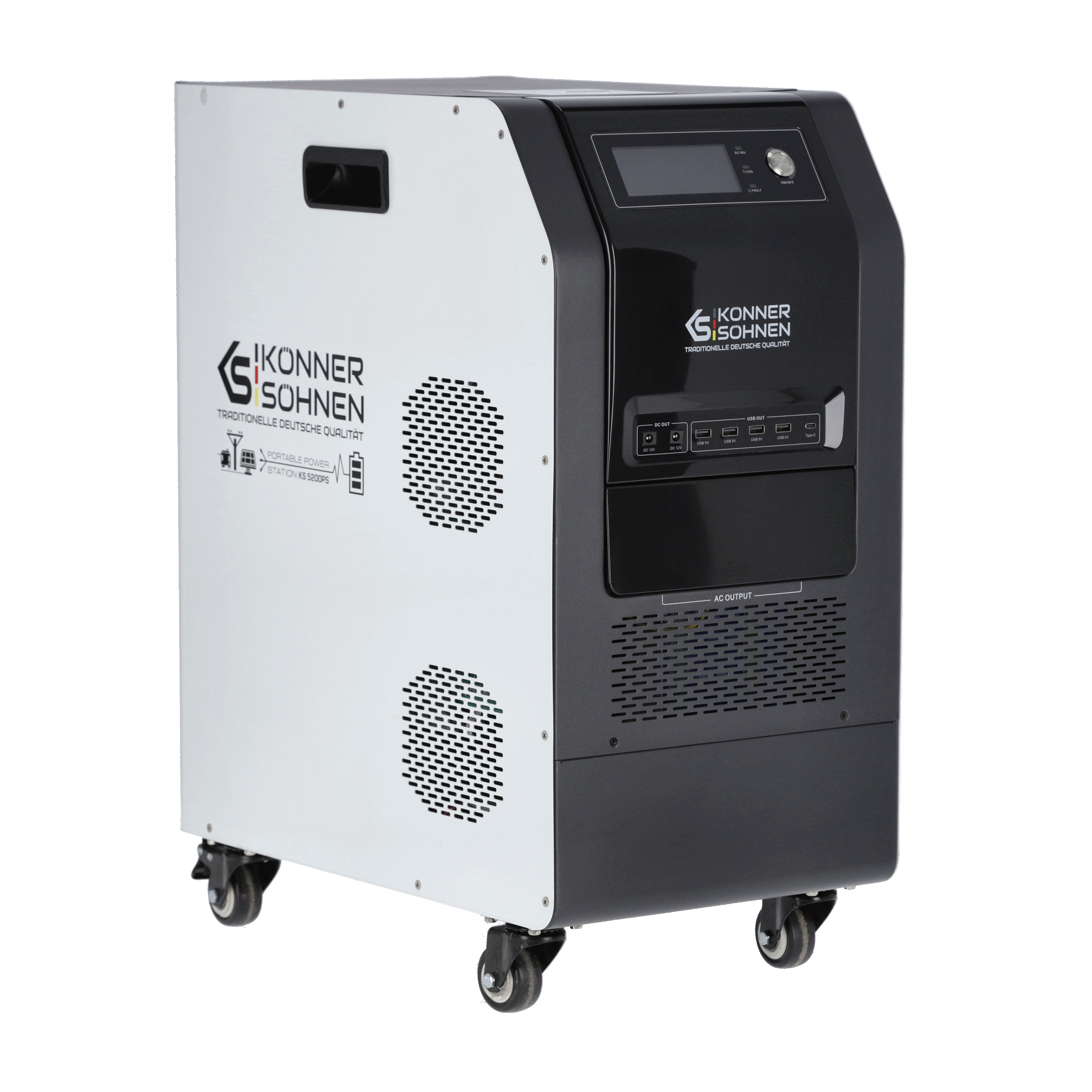Tragbare 3-in-1-Stromstation KS 5200PS