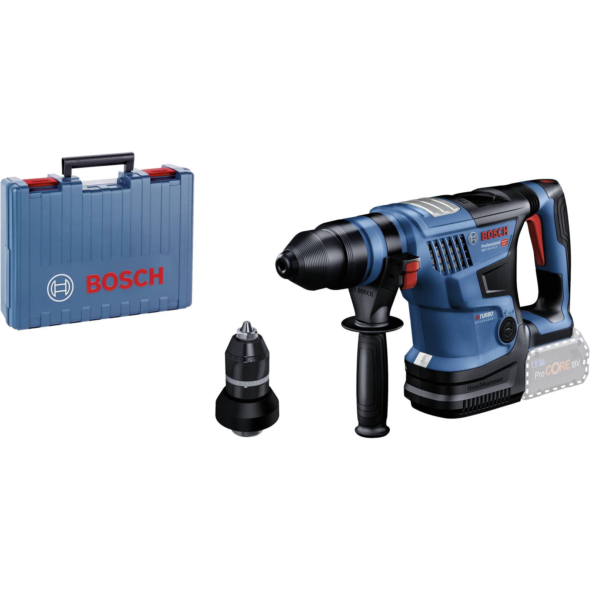 Bosch GBH 18V-34 CF Akku-Bohrhammer Bosch GBH 18V-34 CF Akku-Bohrhammer