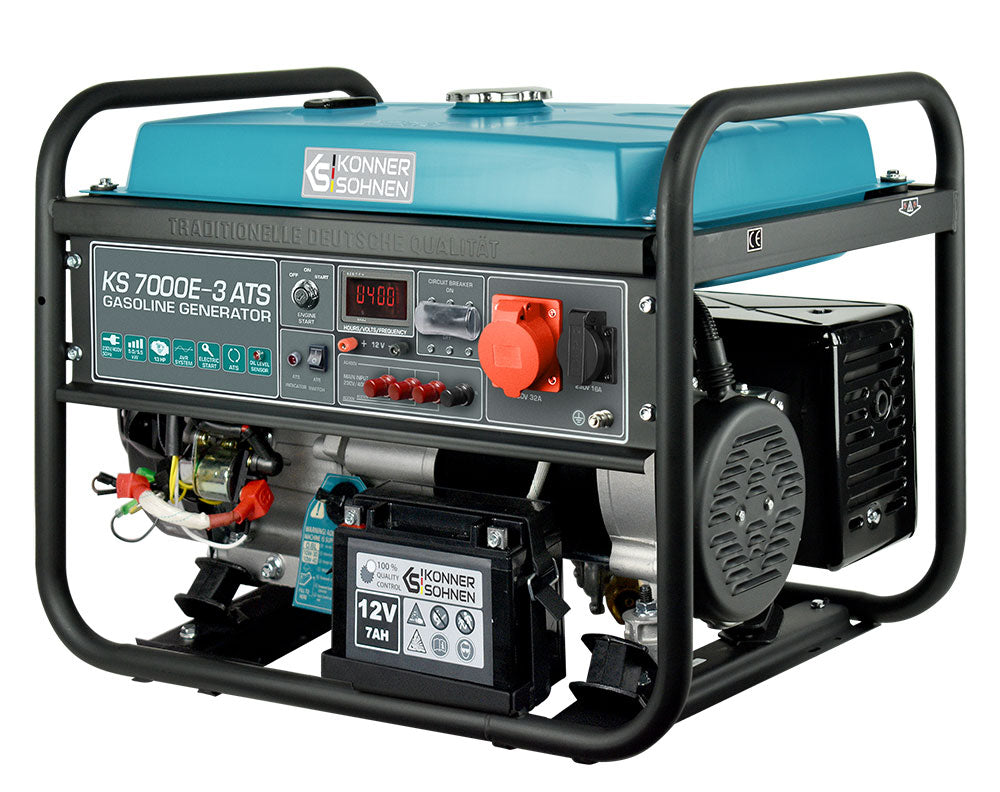 Könner & Söhnen Benzin-Generator KS 7000E-3 ATS