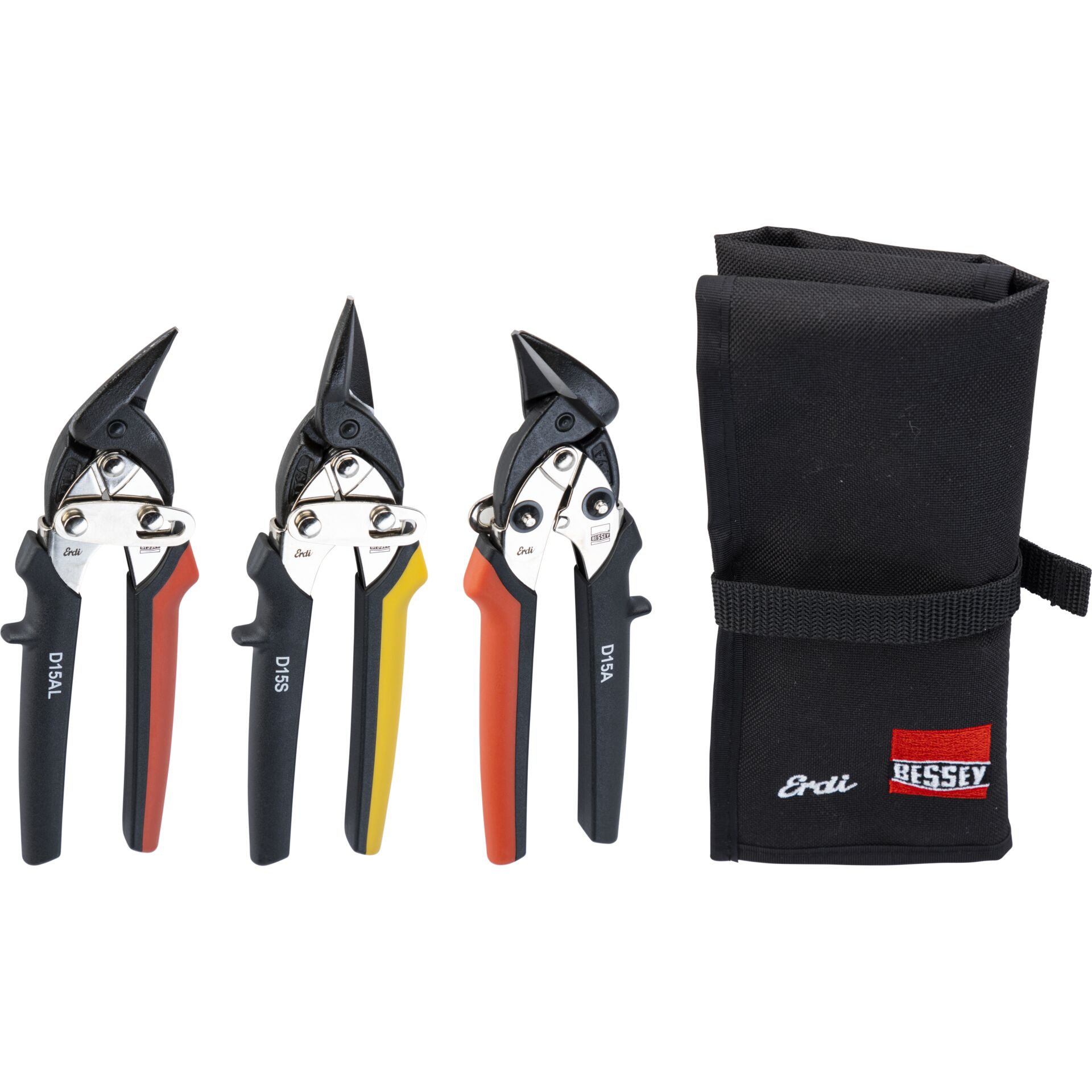 BESSEY  Ideal-Scheren-Set in Rolltasche DSET15