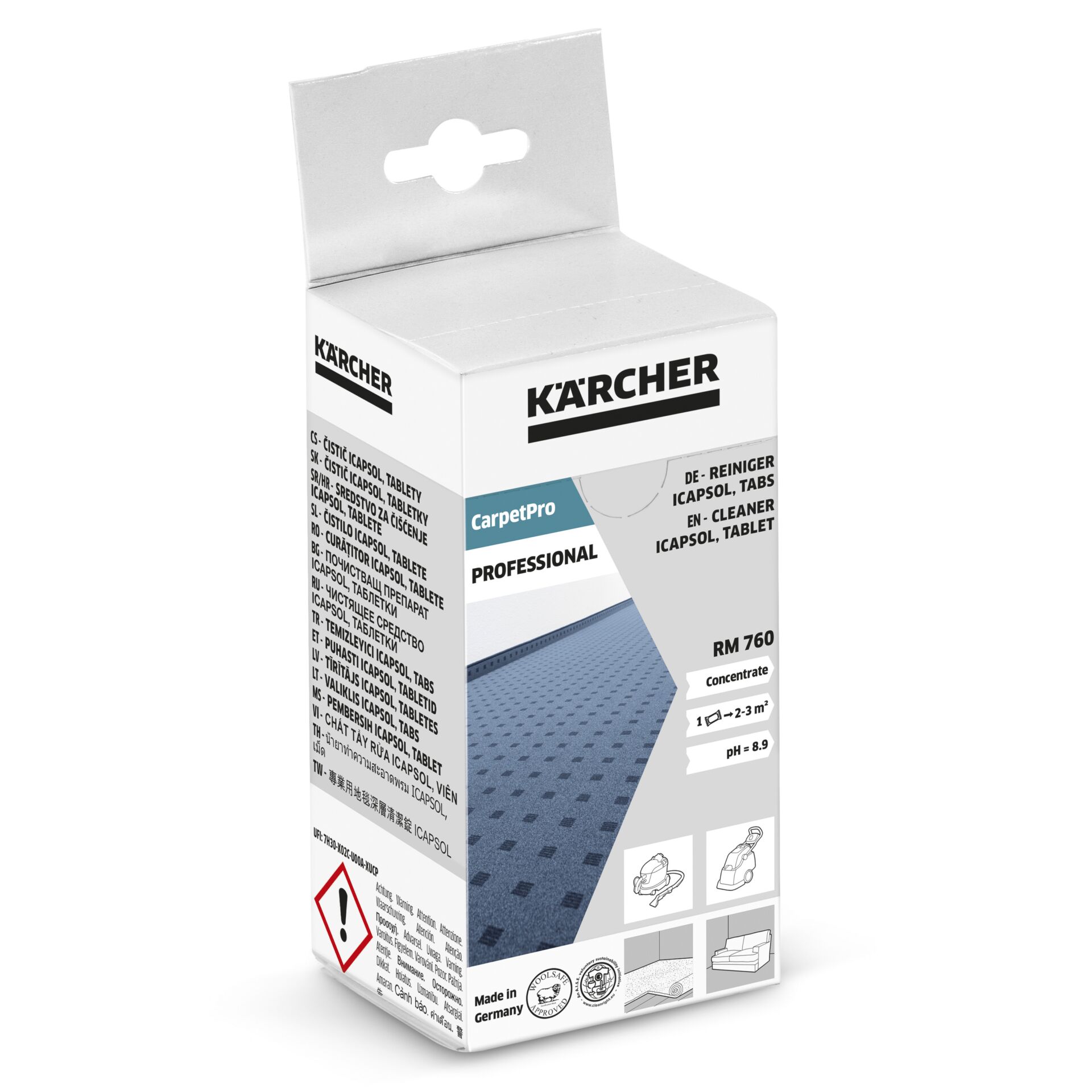 Kärcher CarpetPro Teppich- reiniger RM 760 Tabs, 16 Tabs Kärcher CarpetPro Teppich- reiniger RM 760 Tabs, 16 Tabs