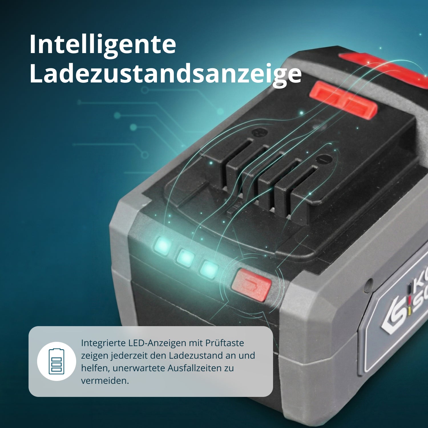 Könner & Söhnen Li-Ion Akku 20V KS 20V8-2