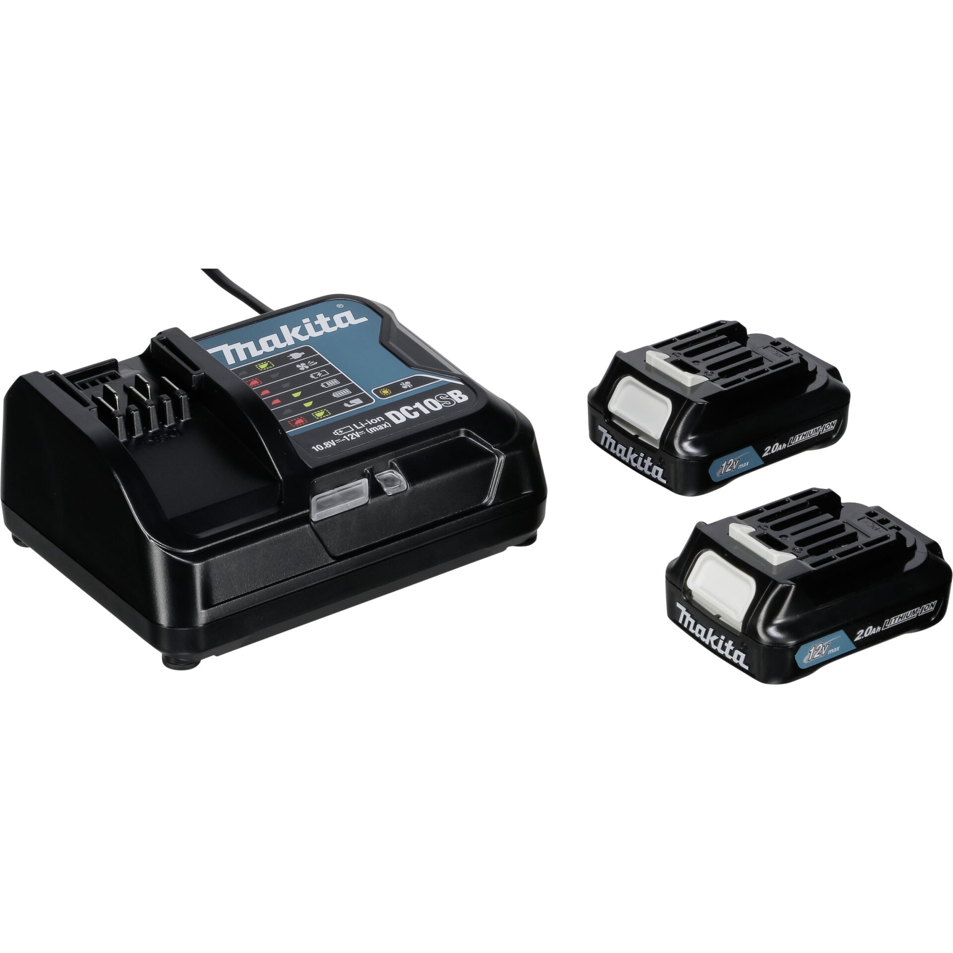 Makita Energy Kit 197658-5 2x BL1021B + DC10SB Makita Energy Kit 197658-5 2x BL1021B + DC10SB
