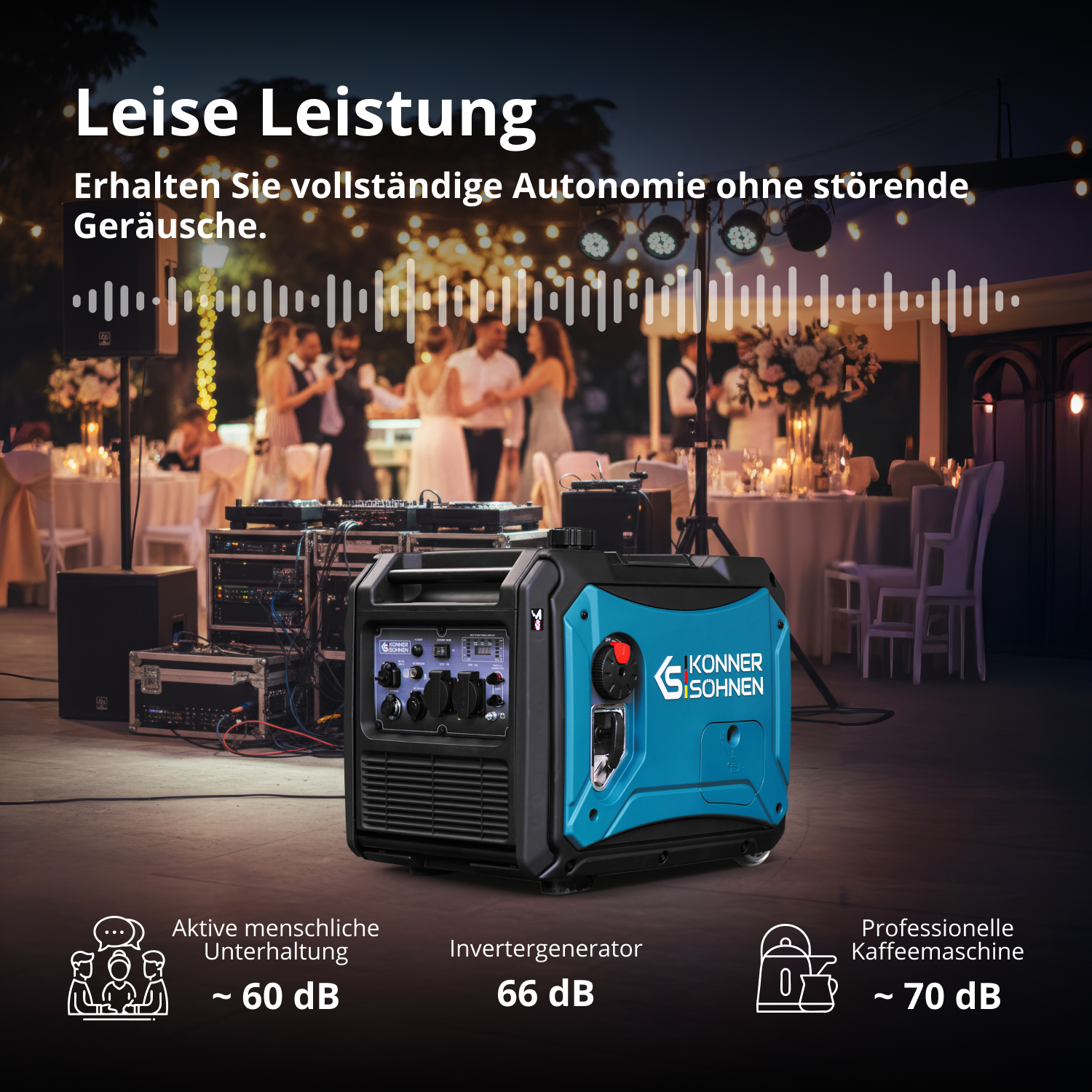 Könner & Söhnen Inverter-Generator KS 4000iE S