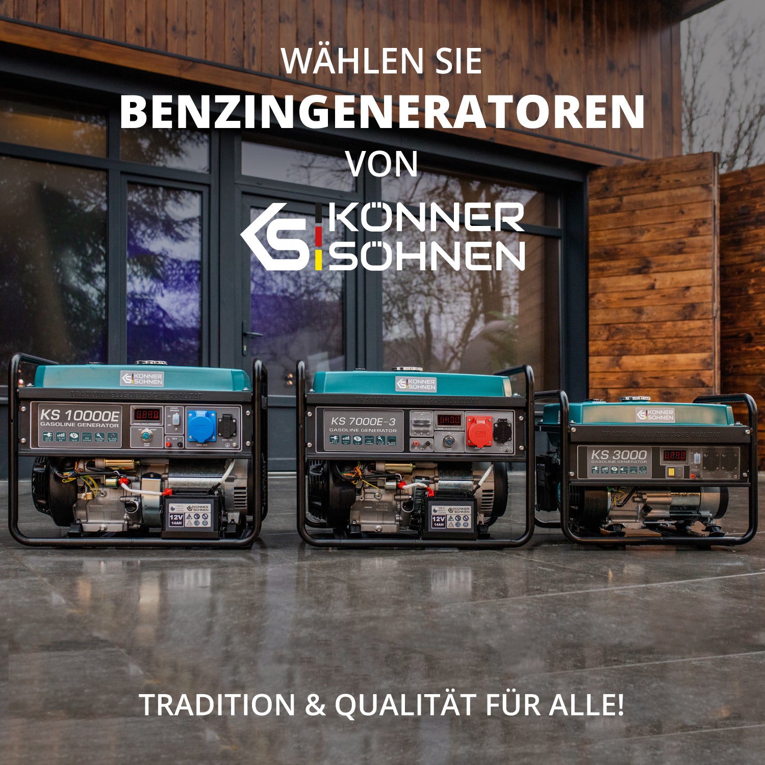 Benzin-Generator "Könner & Söhnen" KS 2900
