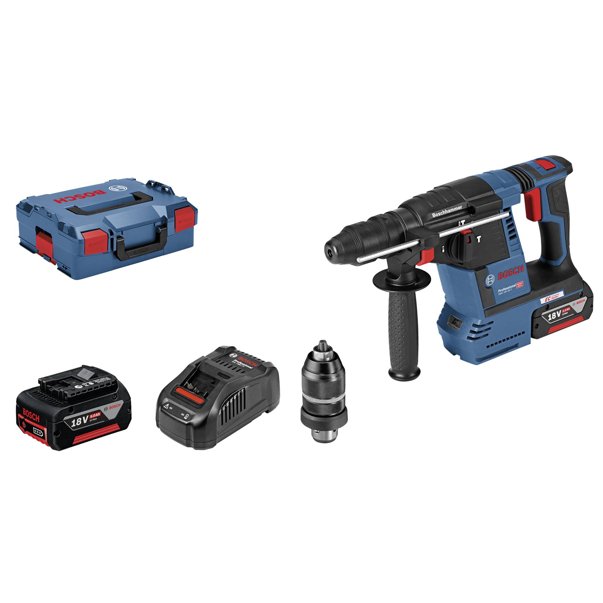 Bosch GBH 18V-26 F Akku-Schlagbohrhammer Bosch GBH 18V-26 F Akku-Schlagbohrhammer