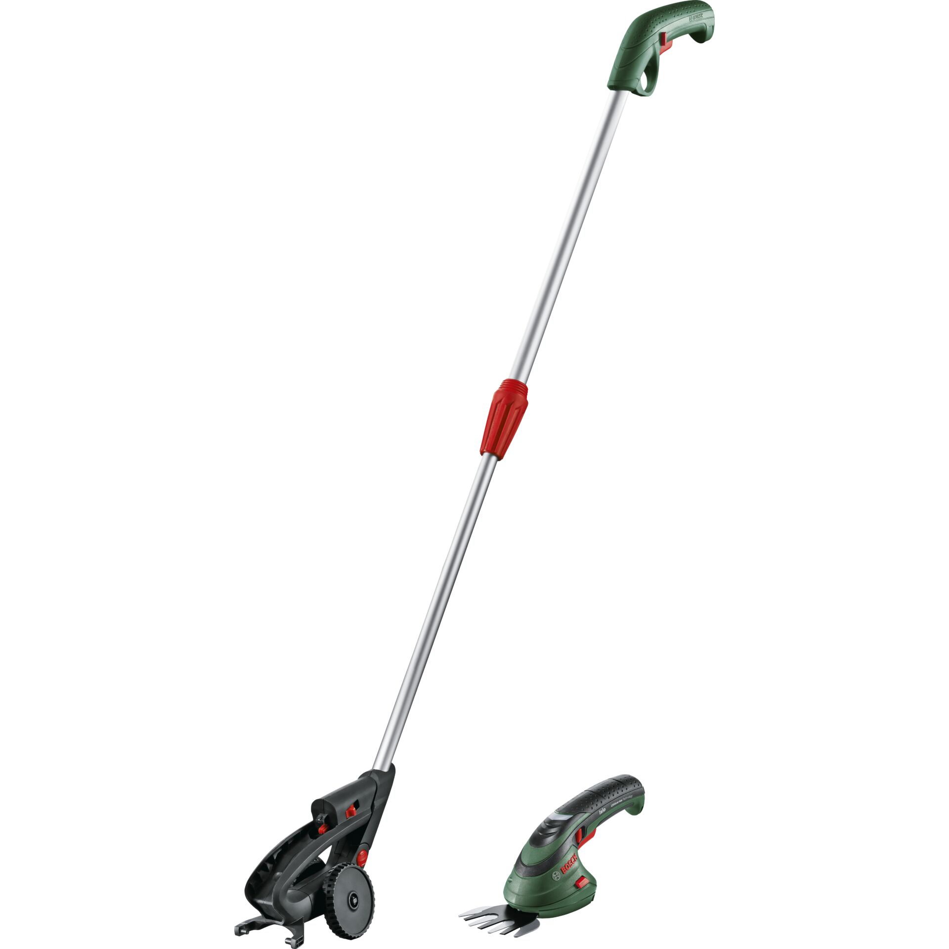 Bosch ISIO 3 Akku-Grasschere mit Teleskop Bosch ISIO 3 Akku-Grasschere mit Teleskop